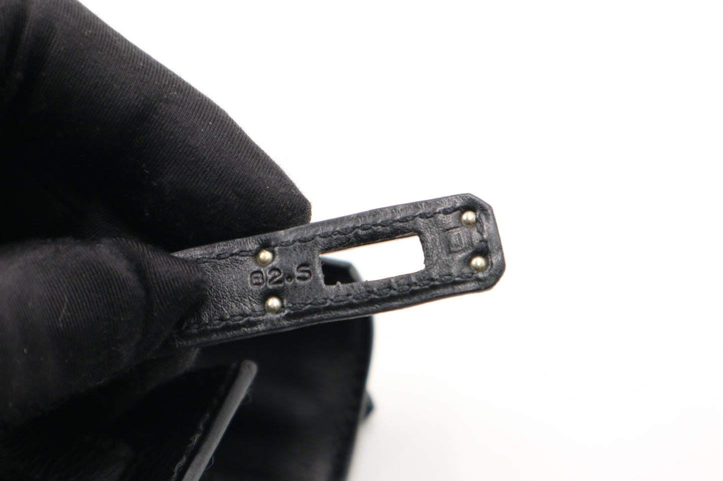 Hermes Kelly Pochette 黑銀/ Rank SA 250921003