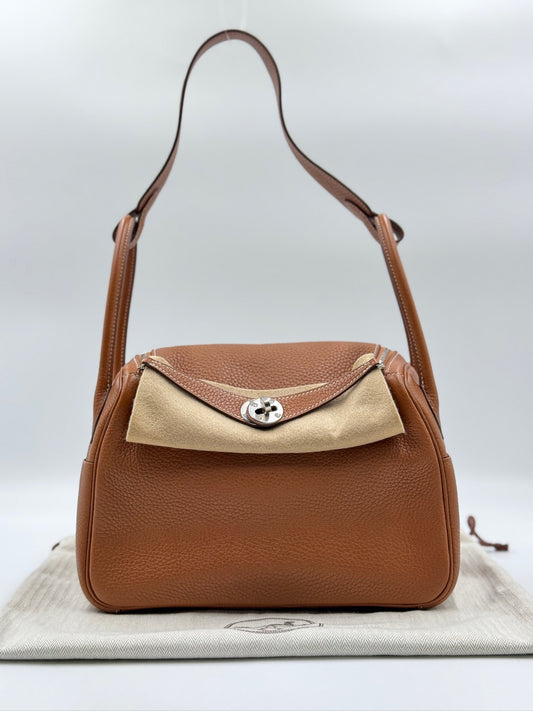 Hermes Lindy 26 金棕色 銀扣 C / Rank SA 25082902