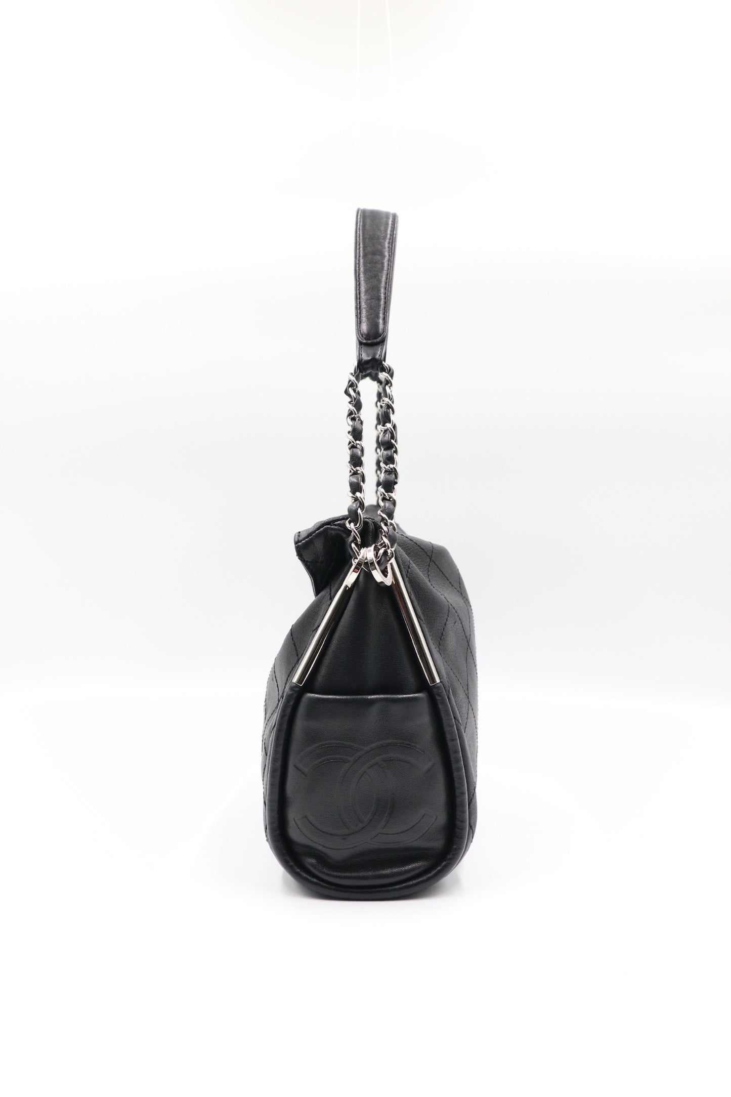 Chanel hobo 黑銀sliver  / Rank SA 250080301