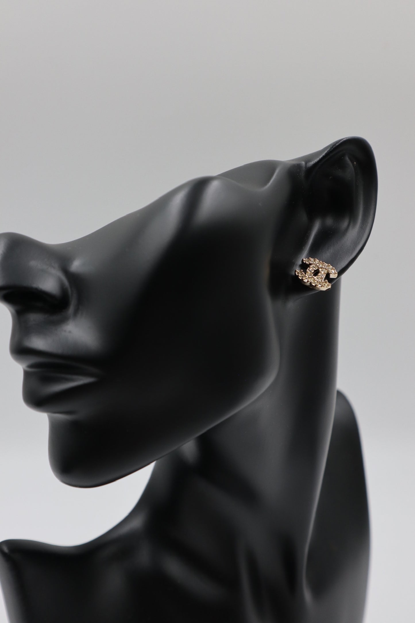 Chanel Earrings 雙C水鑽耳環/ Rank SA 251008004
