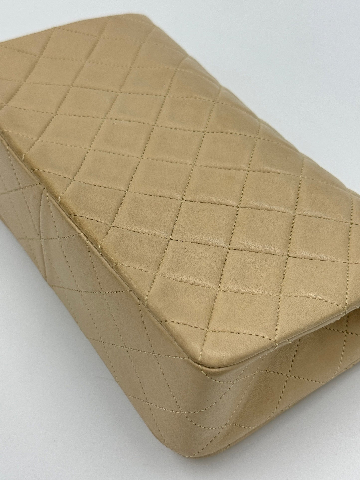 Chanel Vintage Woc 23cm 奶茶From 1991 / Rank AB 24072101