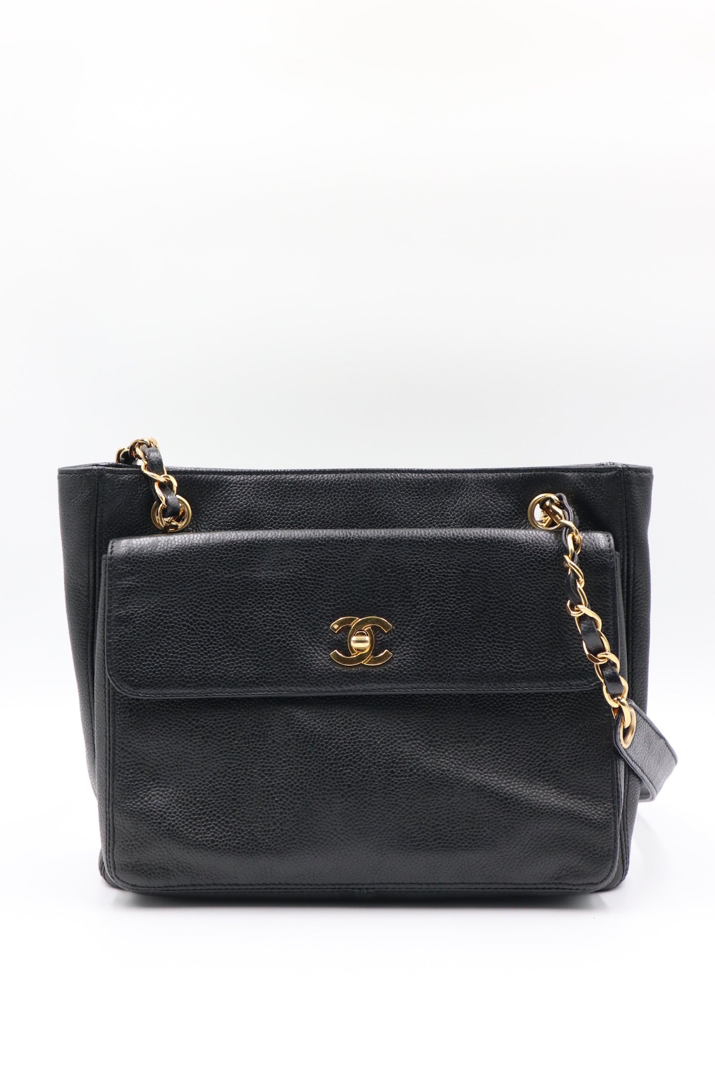 Chanel Caviar Tote Bag /Rank A