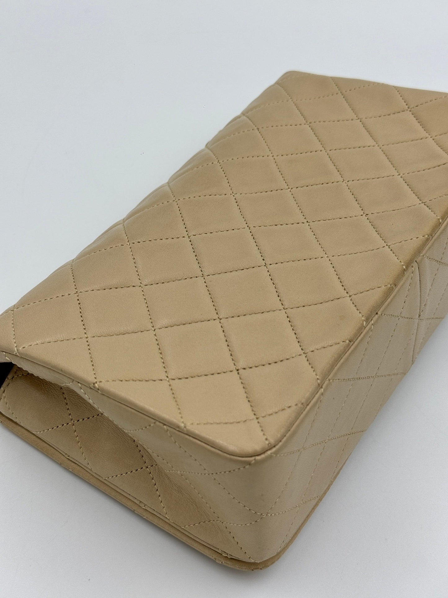 Chanel Vintage Woc 23cm 奶茶From 1991 / Rank AB 24072101