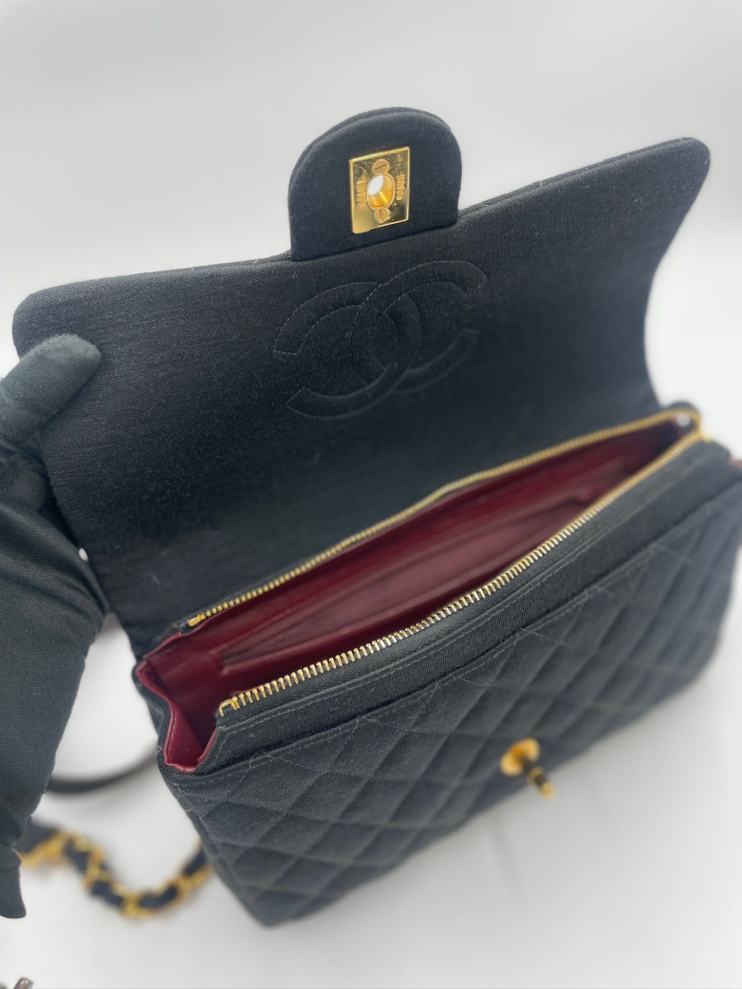 Chanel 布面雙肩包 backpack / Rank A