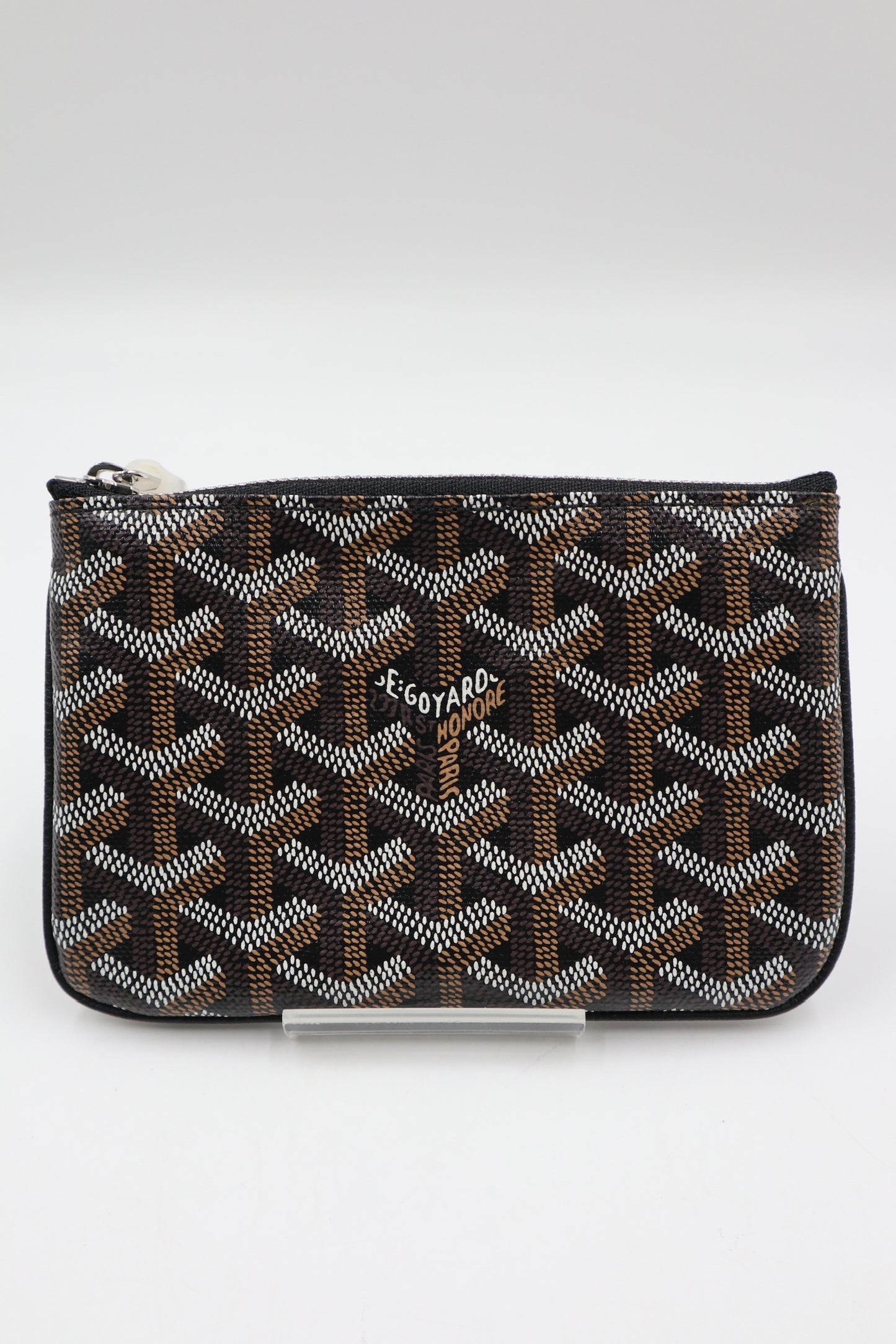 Goyard Sénat Mini Pouch 一字拉鍊零錢包 黑色 / Rank N 全新 251009007
