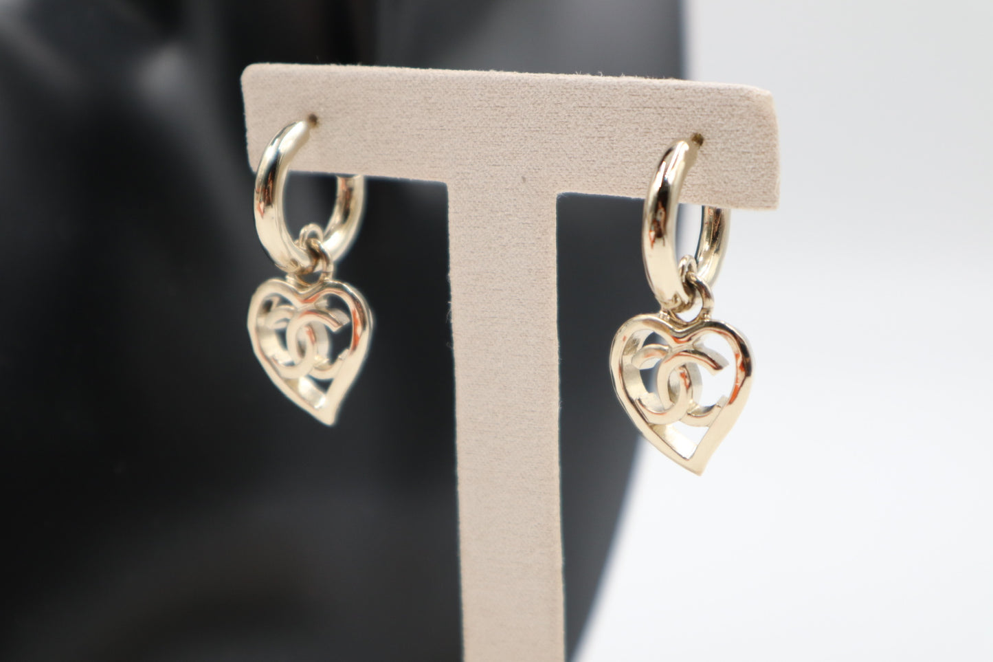 Chanel Earrings 金屬心型鏤空耳環/ Rank SA 251006002