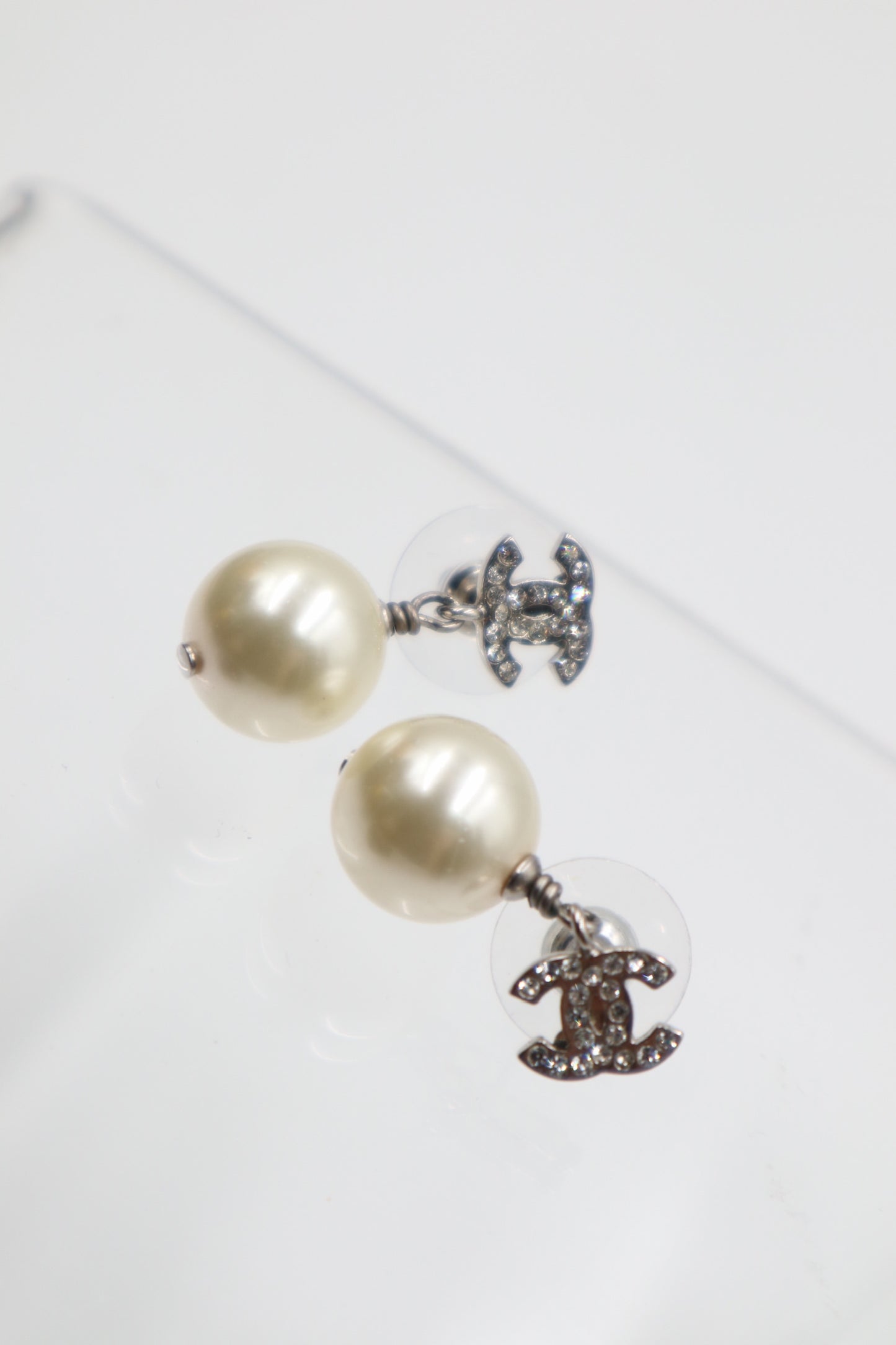 Chanel Earrings 水鑽雙C珍珠耳環/ Rank SA 250903003
