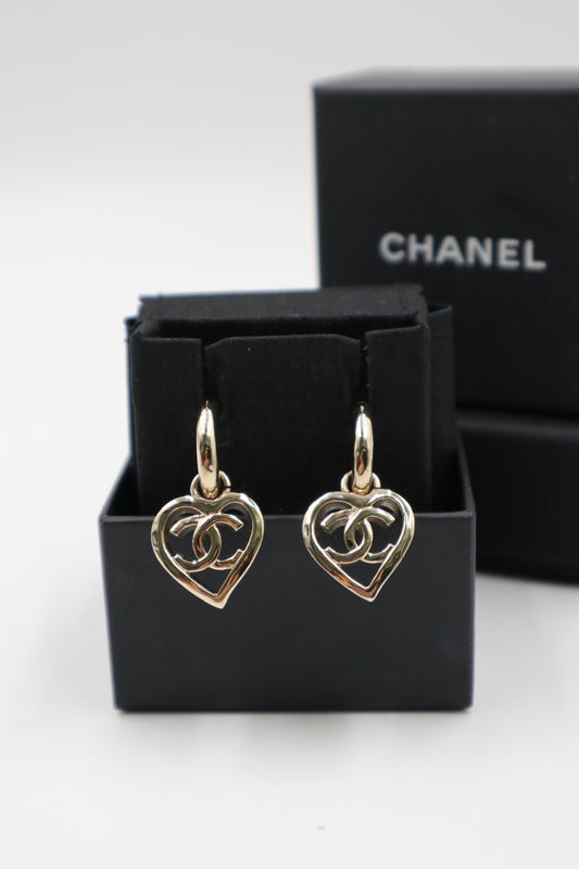 Chanel Earrings 金屬心型鏤空耳環/ Rank SA 251018002