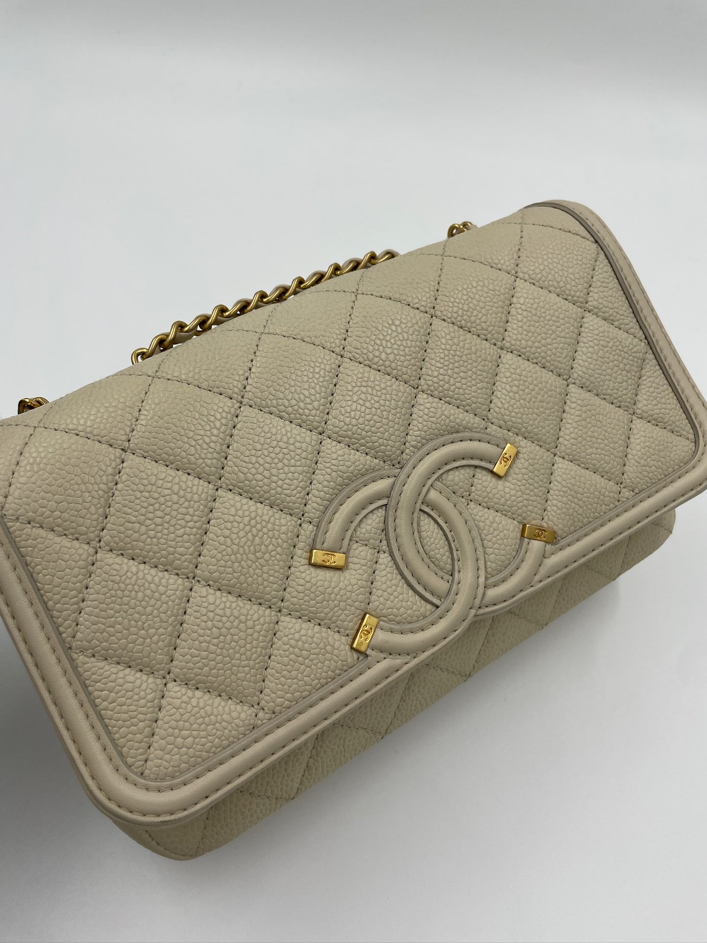 Chanel Boy Woc 奶茶色 / Rank SA