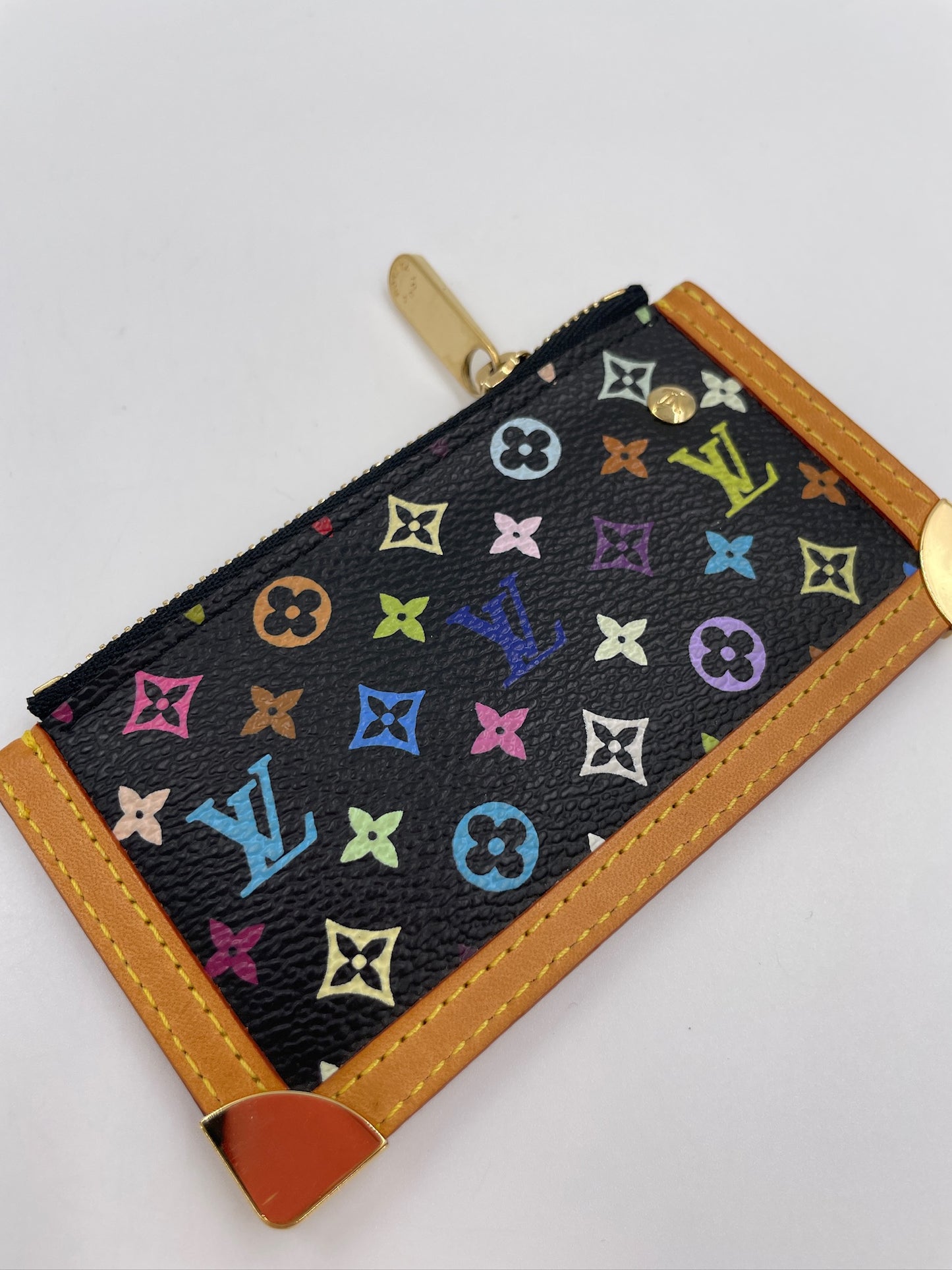 Louis Vuitton Case 黑三彩 卡夾零錢包 / Rank A