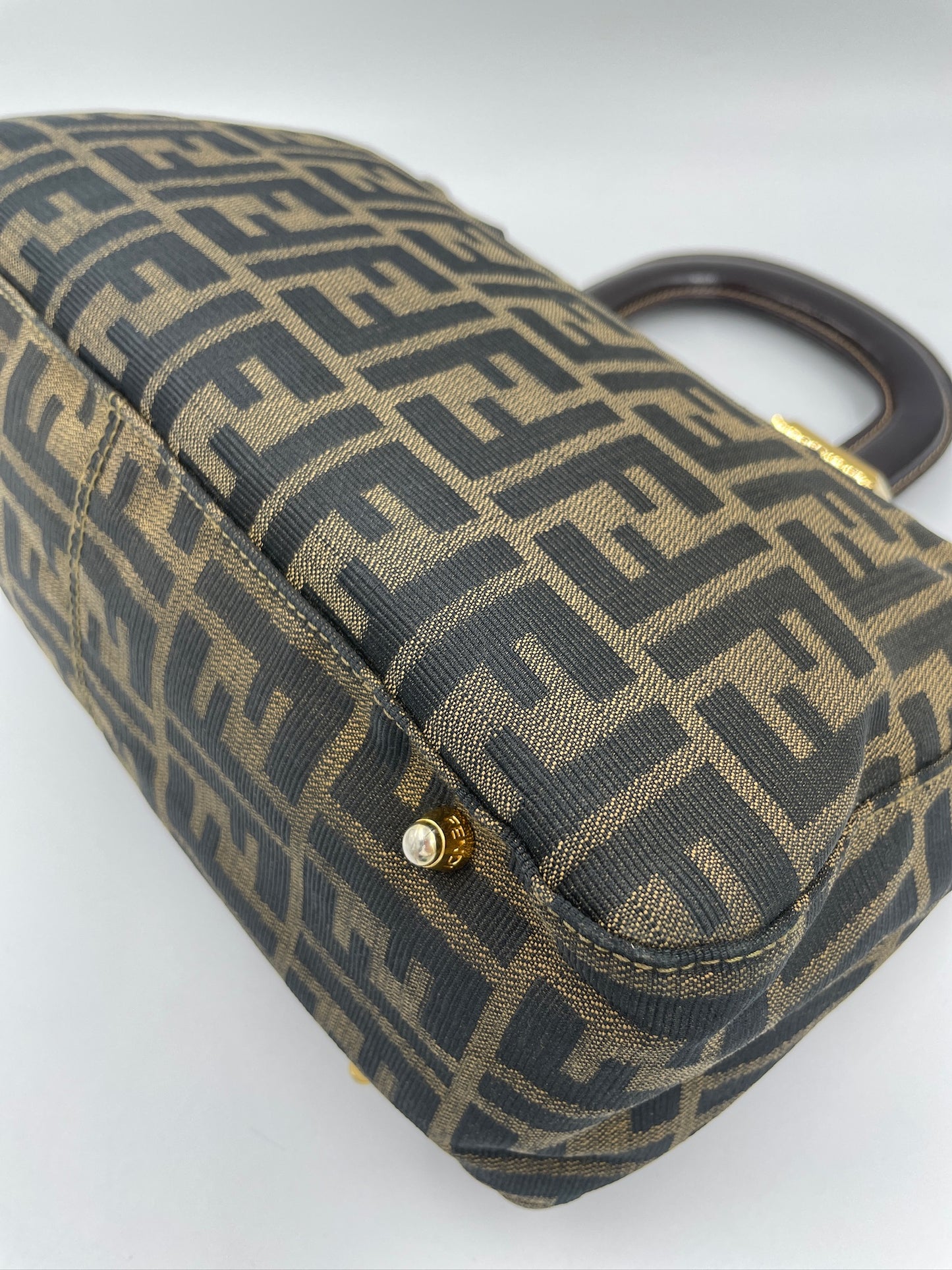 Fendi 金扣 Tote Bag / Rank SA