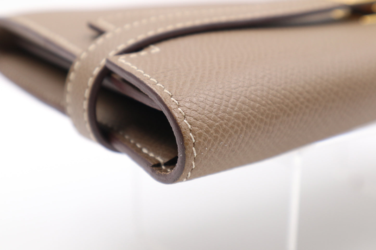 Hermes Kelly Wallet Gray 金釦大象灰/ Rank SA 251127001