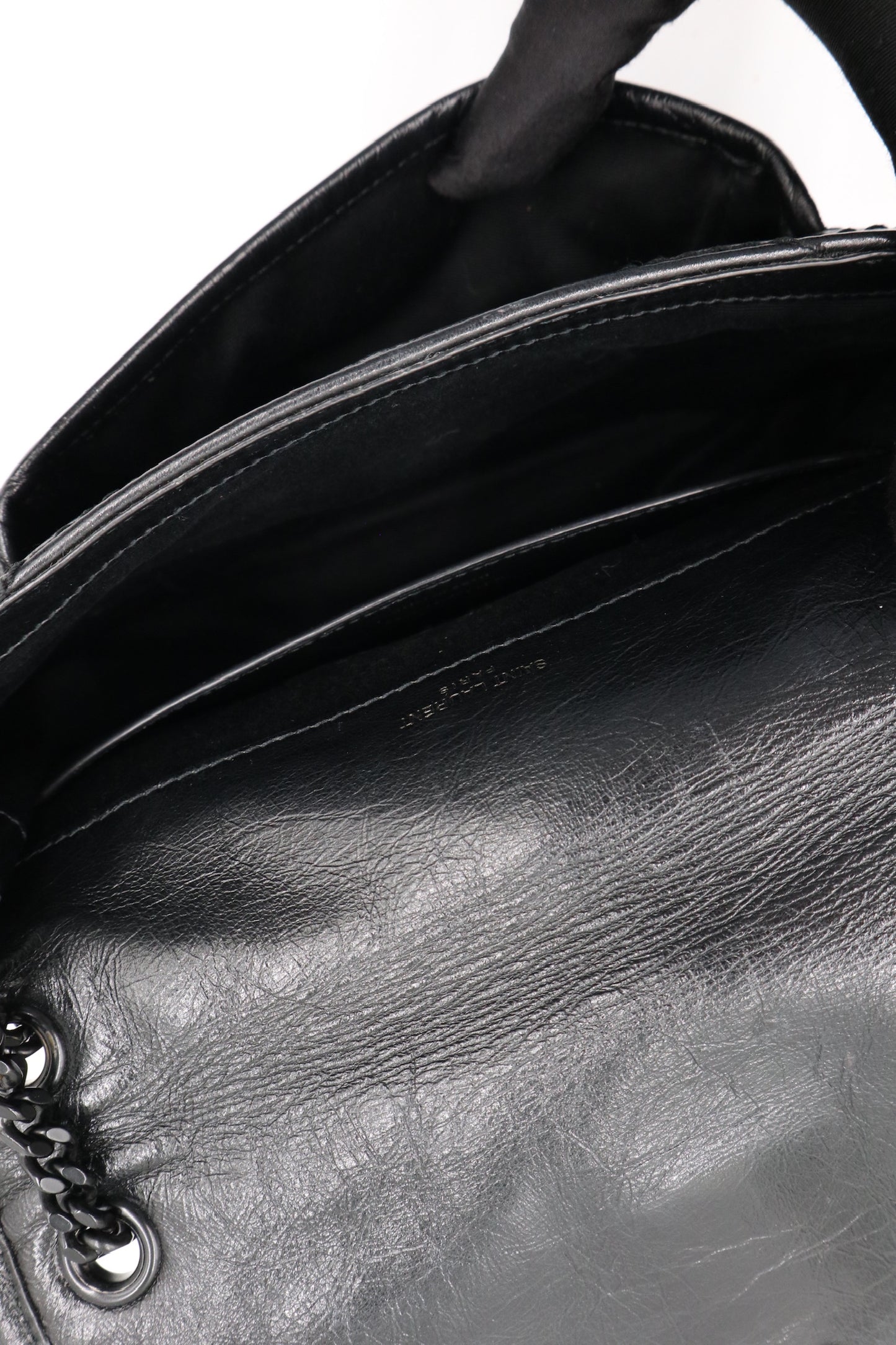 Saint Laurent niki baby 黑銀牛皮 / Rank SA 251119007