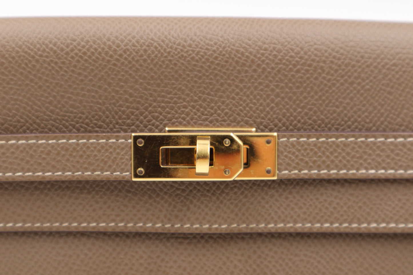 Hermes Kelly Wallet Gray 金釦大象灰/ Rank SA 251127001
