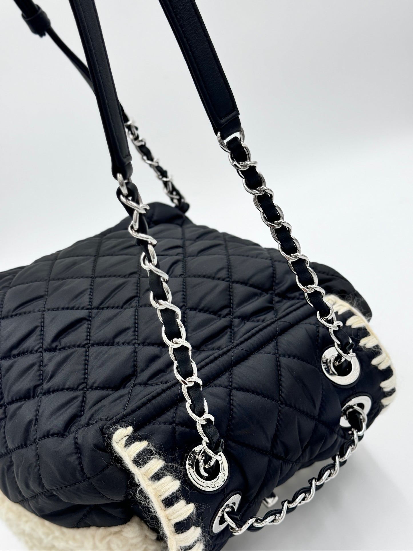 Chanel backpack white/ Rank A