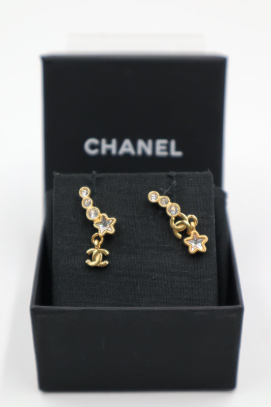 Chanel Earrings 不對稱水鑽流星耳環/ Rank SA 250926002
