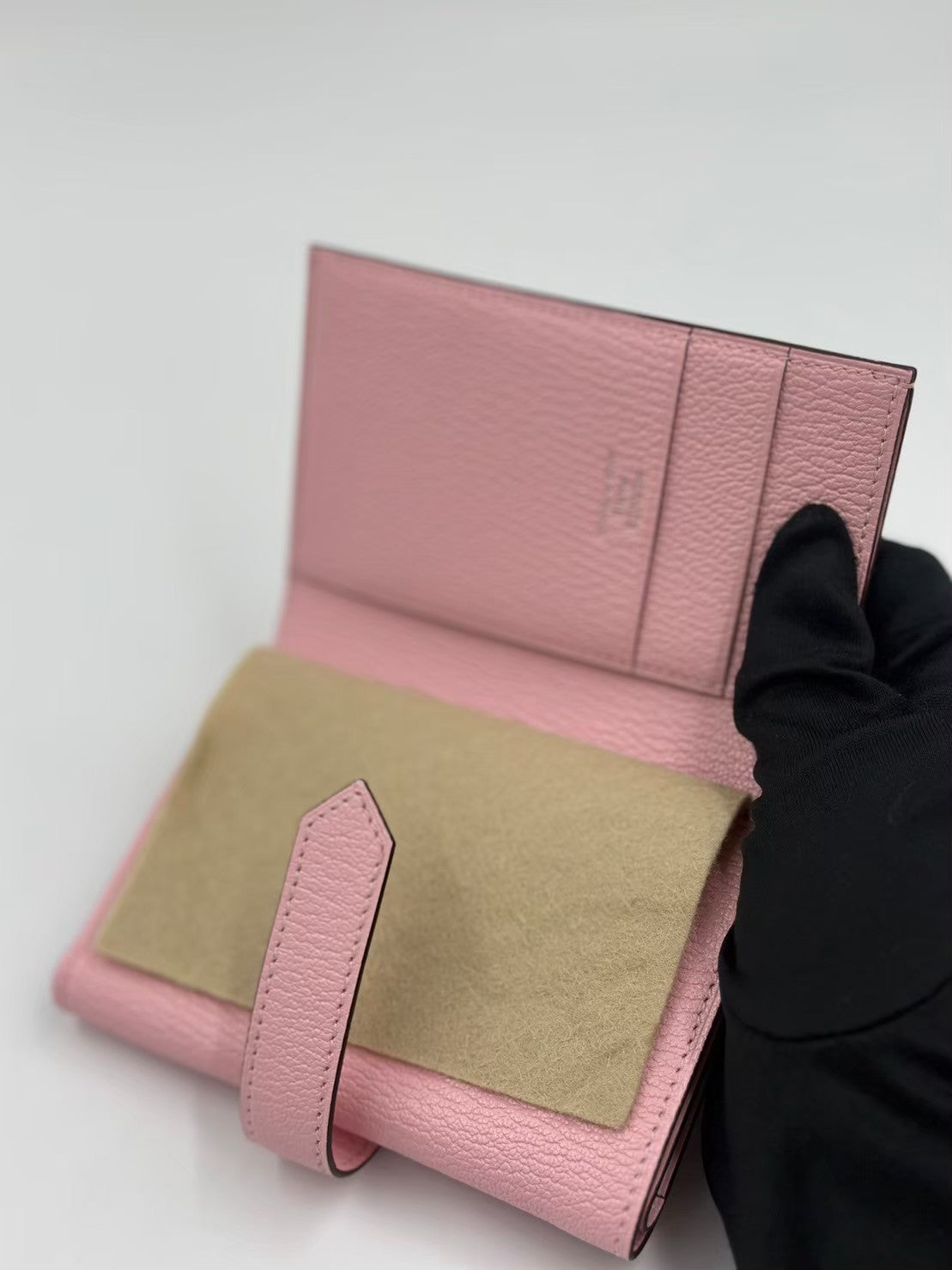 Hermes Bearns Wallet Pink / Rank N