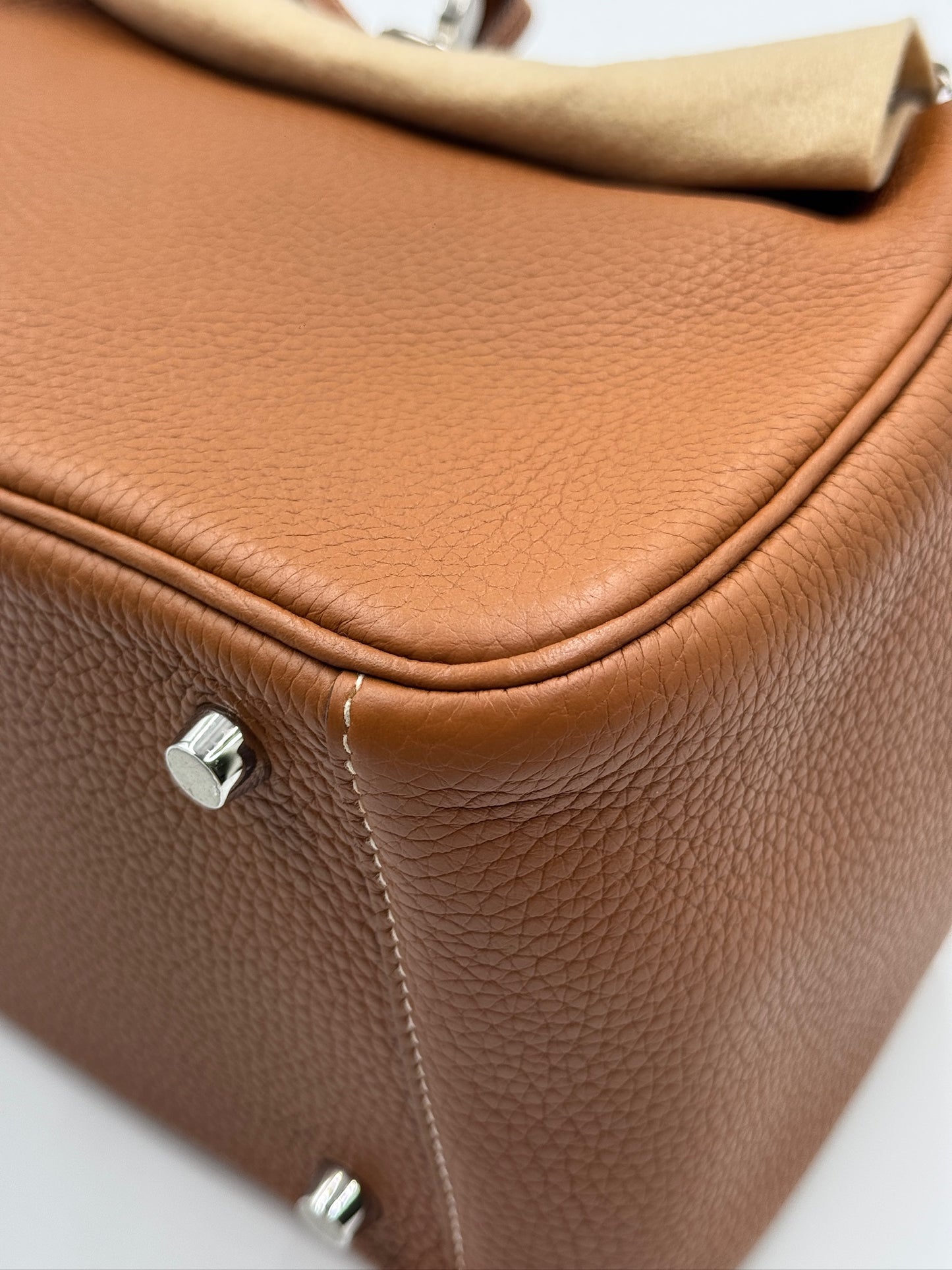 Hermes Lindy 26 金棕色 銀扣 C / Rank SA 25082902