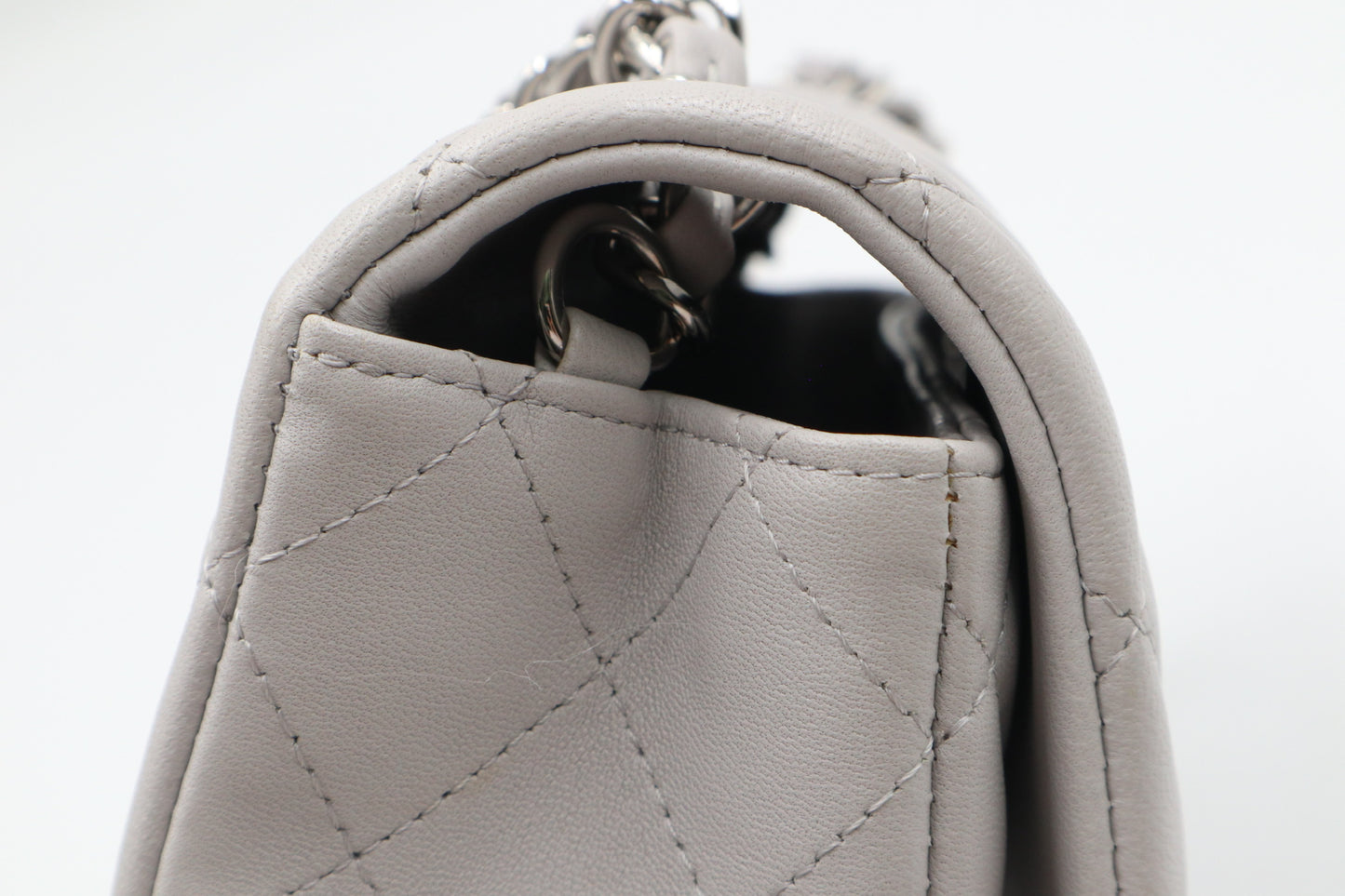 Chanel Mini CF 鼠尾草灰銀扣 / Rank SA 251030002