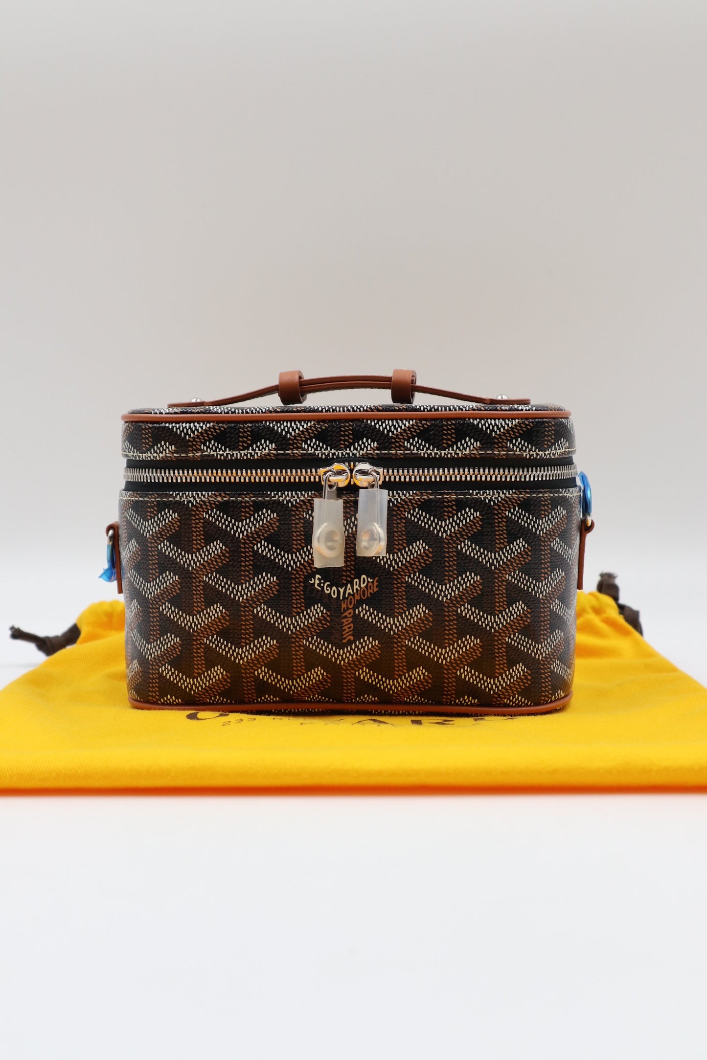 Goyard 化妝盒子 黑棕色 / Rank N 全新 251009009