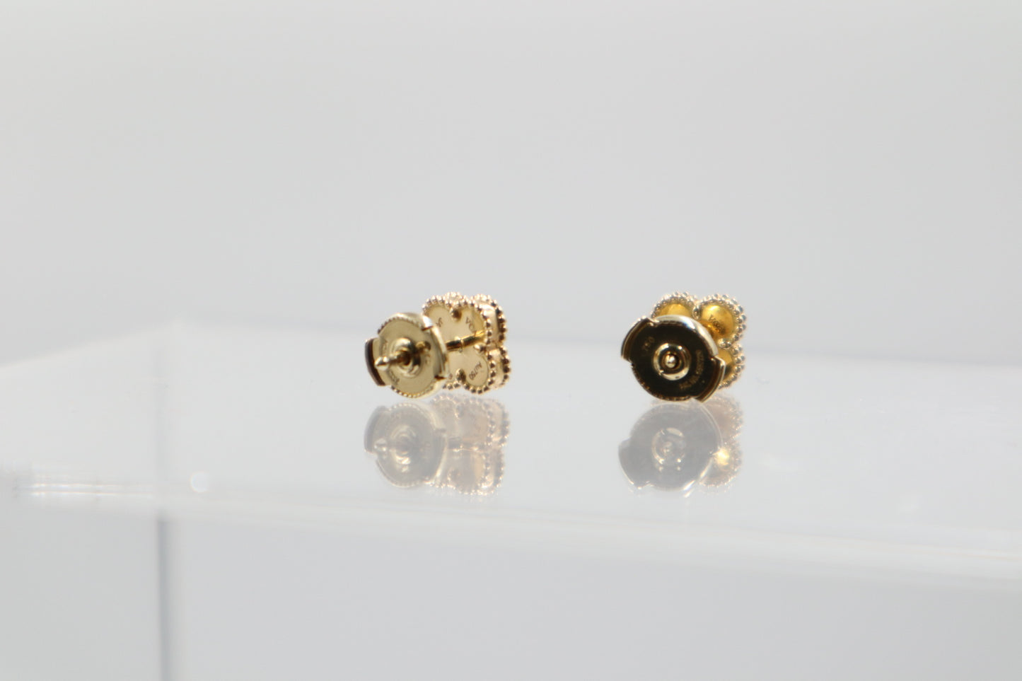 VCA Earrings 18k黃金珍珠母貝耳環/ Rank SA 250911002