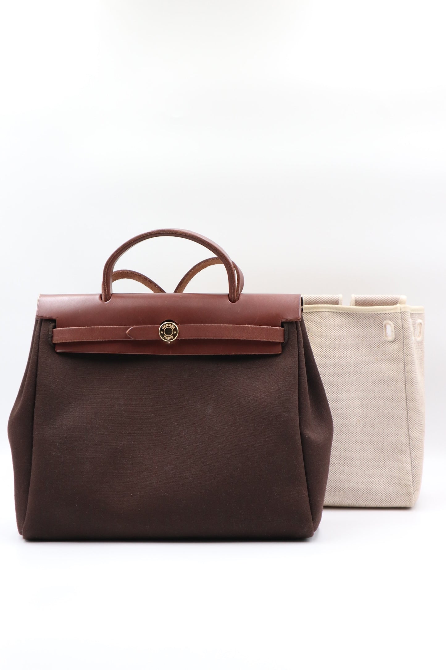 Hermes Herbag 31 棕色 / Rank A 2024092601