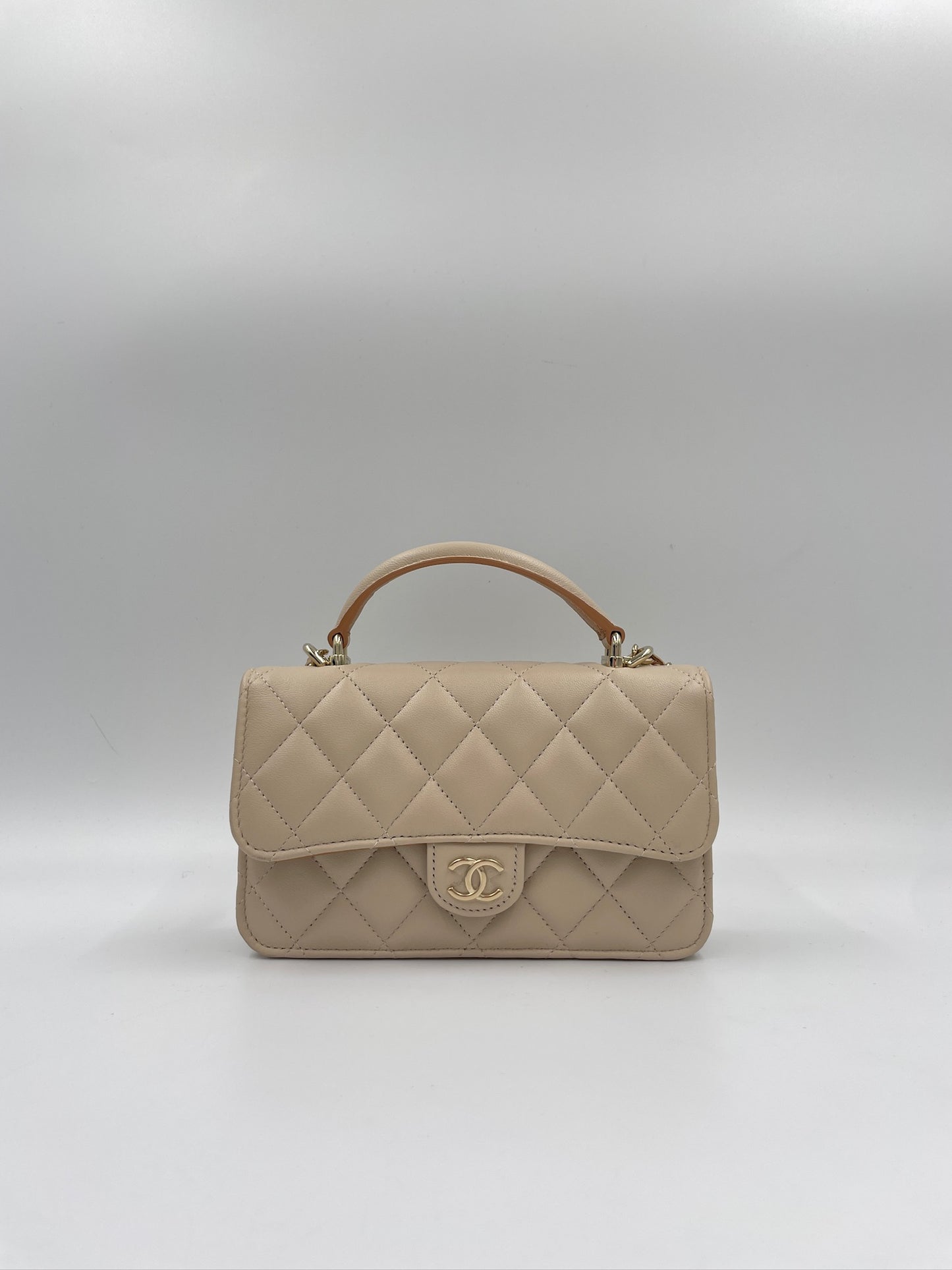Chanel 23A Handle Woc 奶茶色 / Rank N
