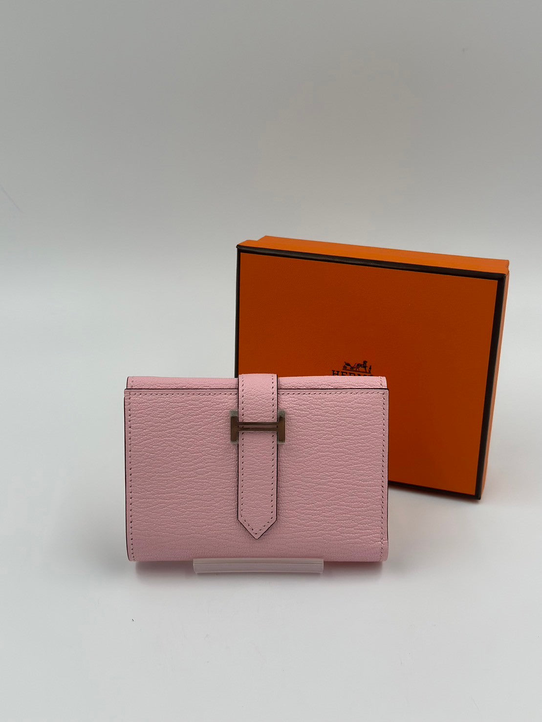 Hermes Bearns Wallet Pink / Rank N