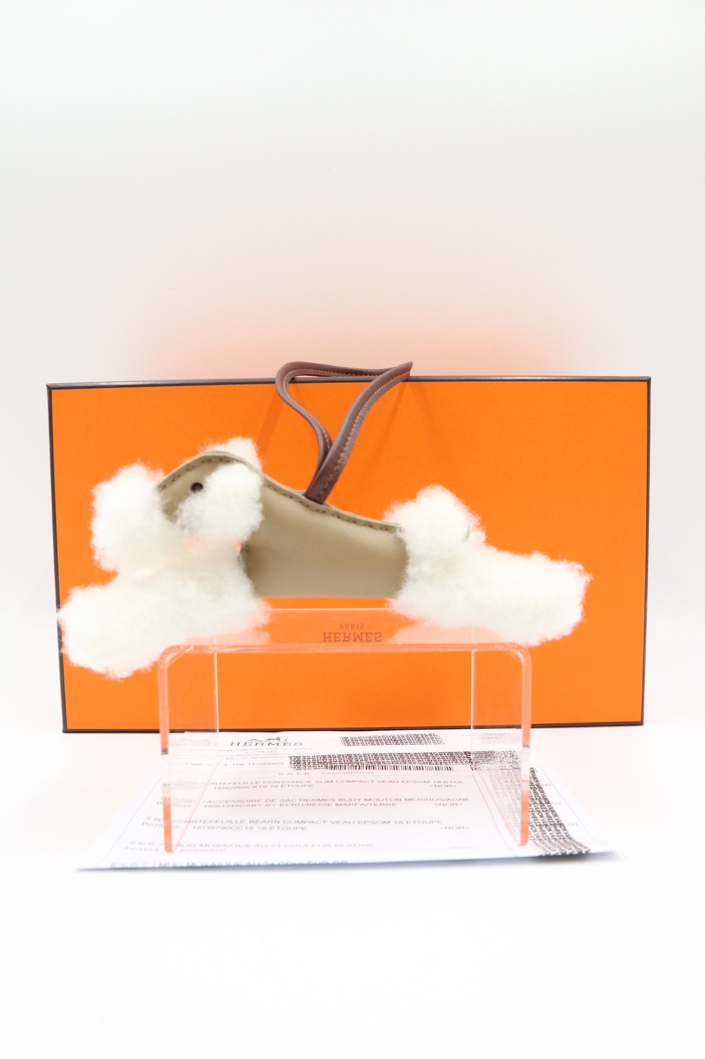 Hermes 羊毛小梗犬吊飾 / Rank SA 251124002