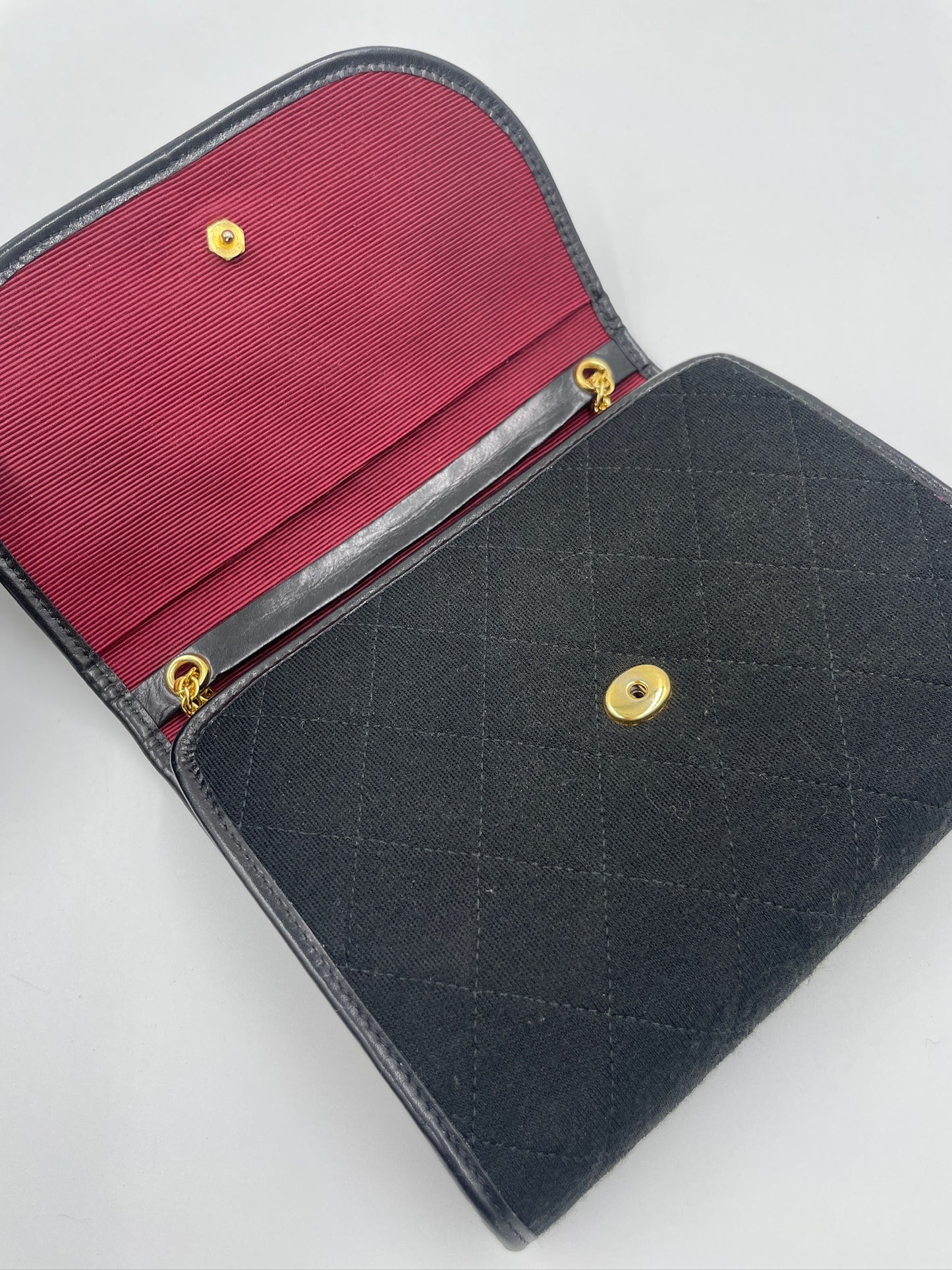Chanel 布面鏈條小包 1986  / Rank AB V240411006