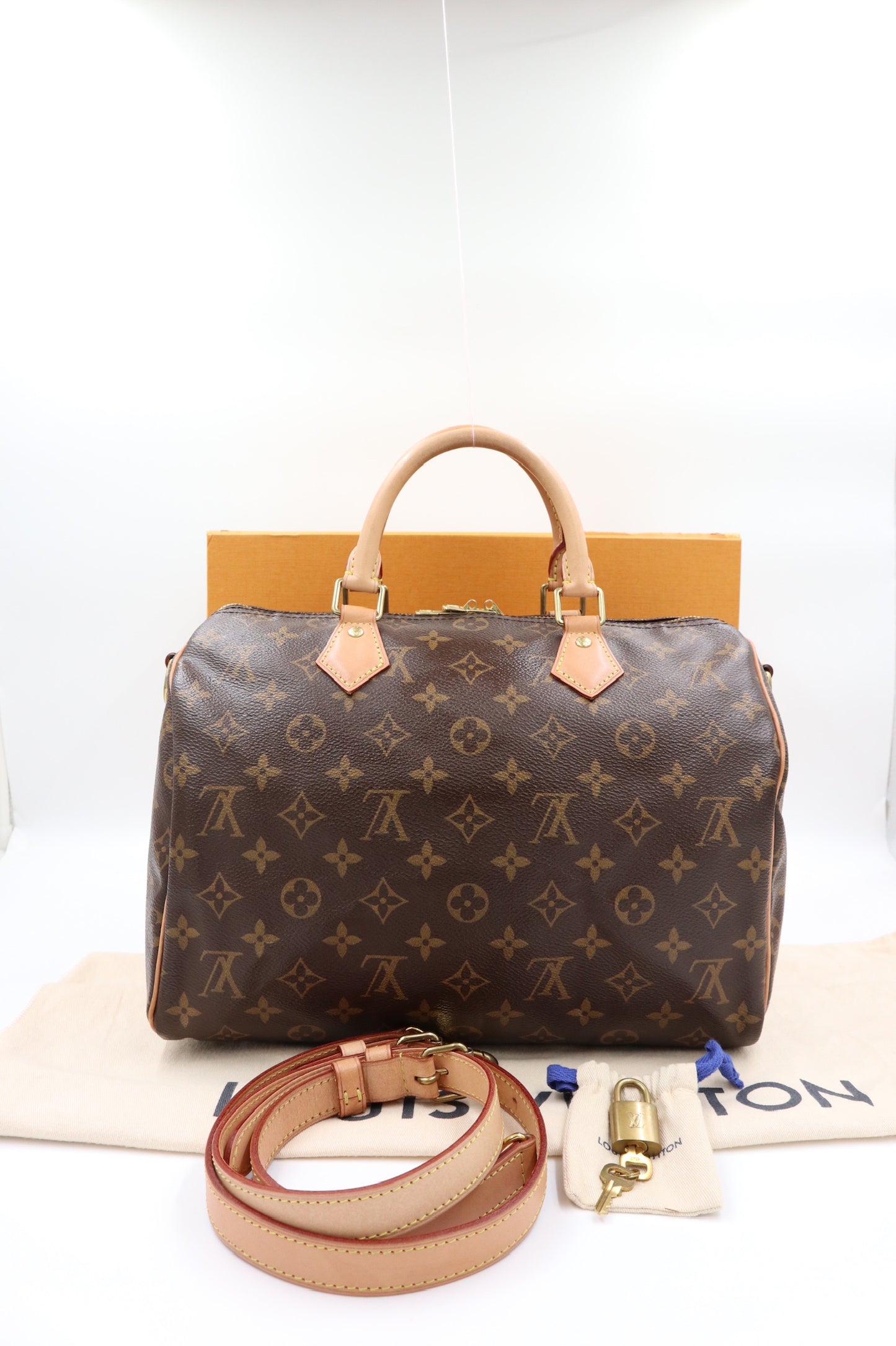 Louis Vuitton Speedy 30 背帶款  / Rank SA 24081101