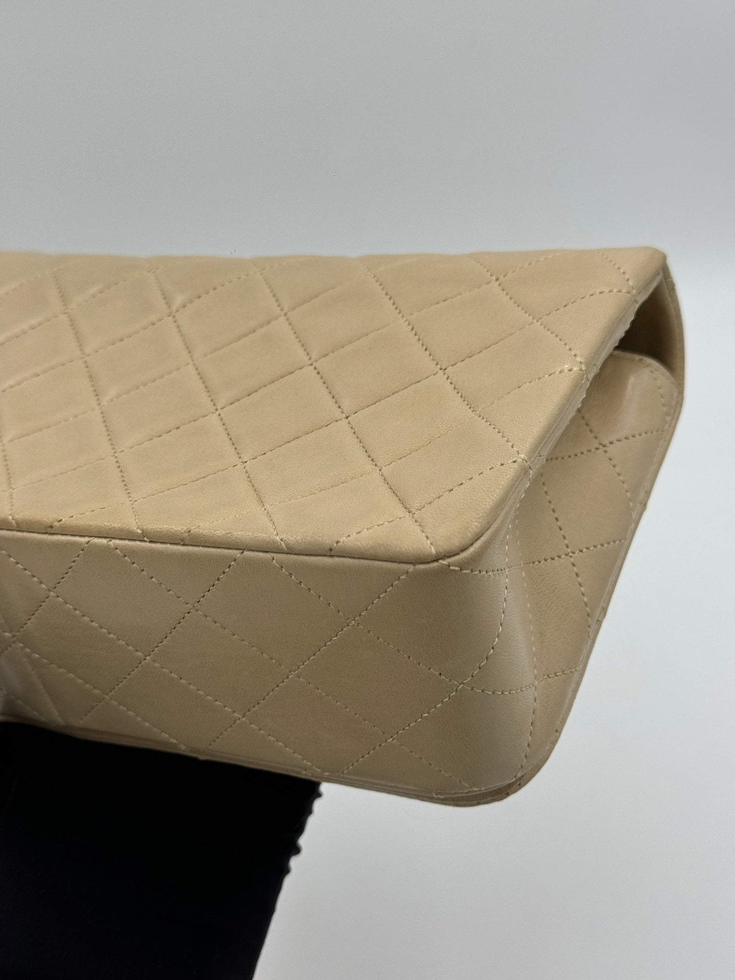 Chanel Vintage Woc 23cm 奶茶From 1991 / Rank AB 24072101