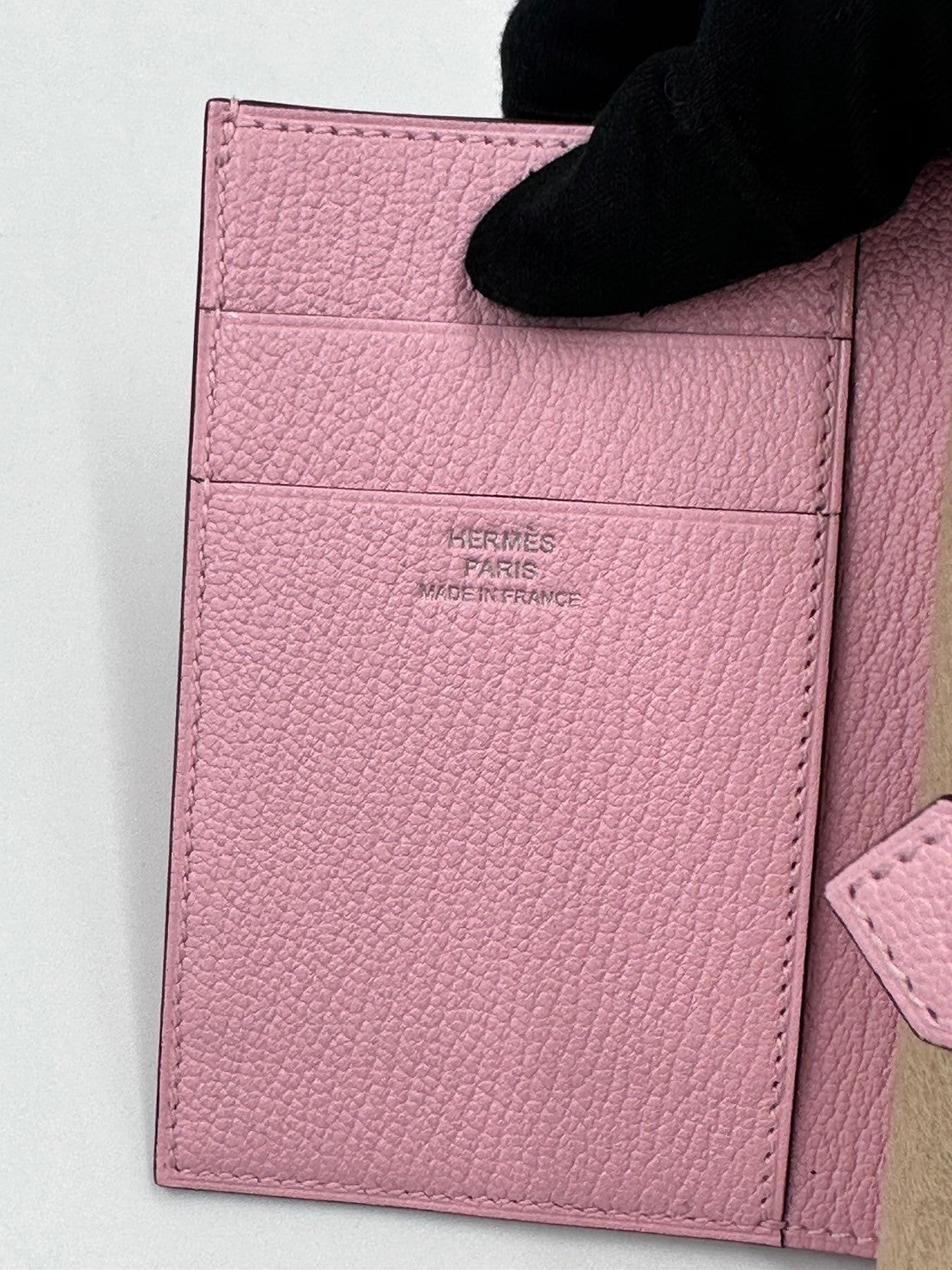 Hermes Bearns Wallet Pink / Rank N