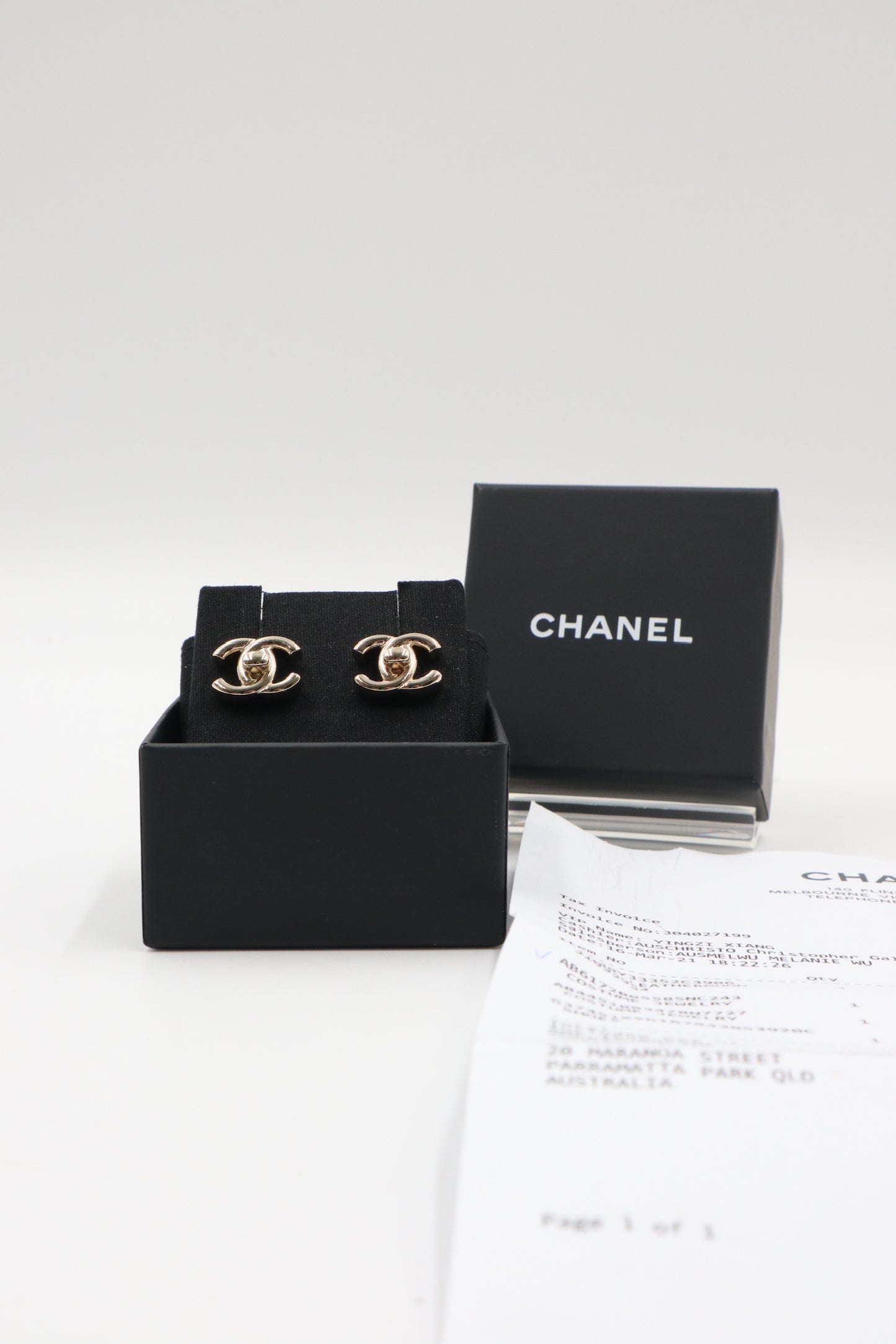 Chanel 書包扣耳環 / Rank SA 251025009