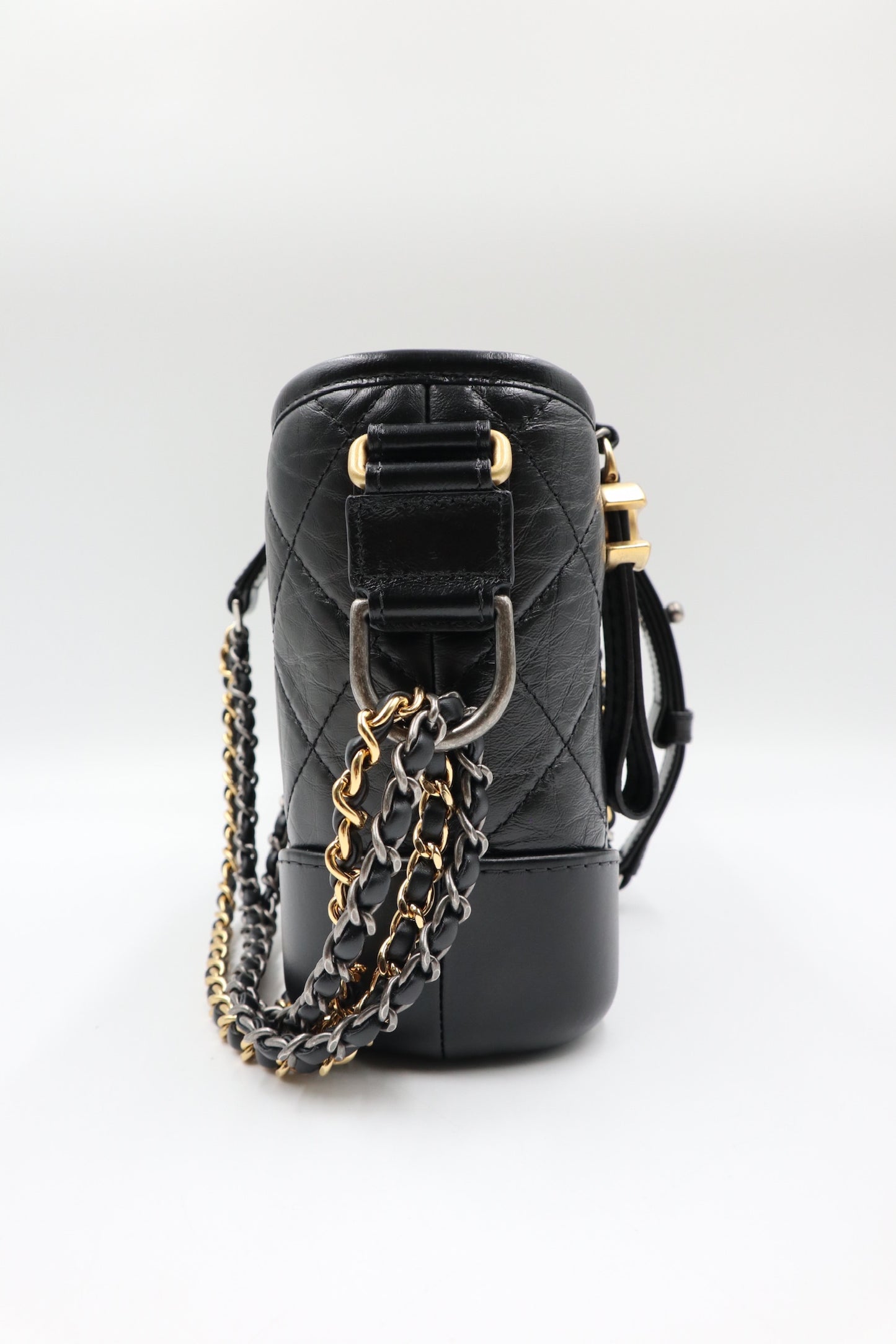 Chanel 黑金雙鍊流浪包/ Rank SA 251126008