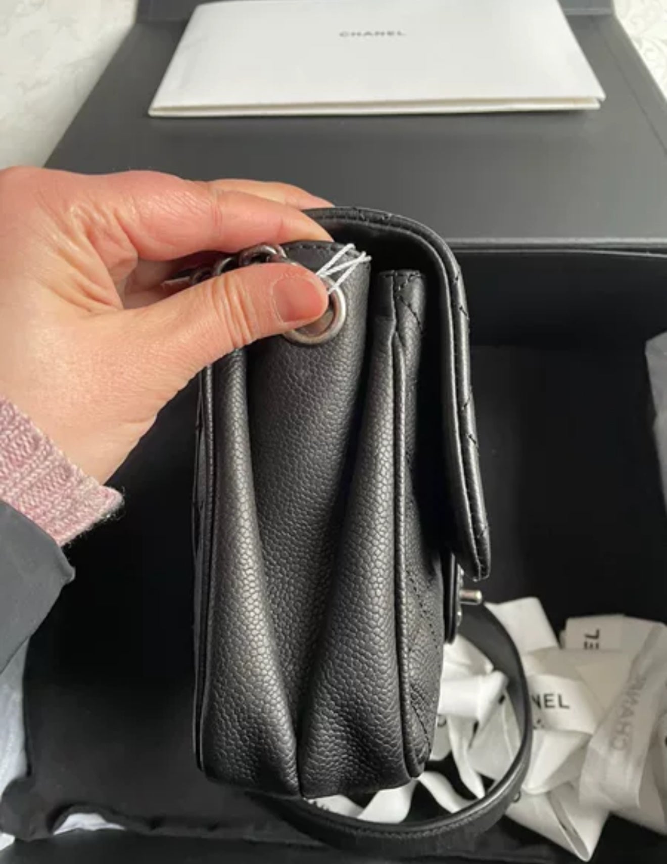 Chanel Coco Caviar mini 方胖包 / Rank A C25020601