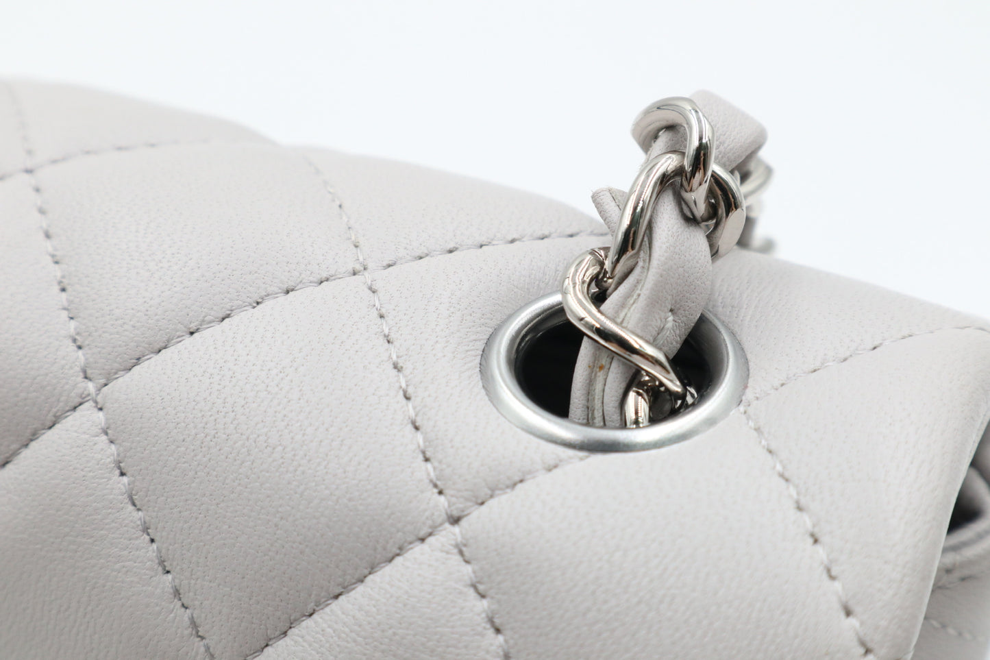 Chanel Mini CF 鼠尾草灰銀扣 / Rank SA 251030002
