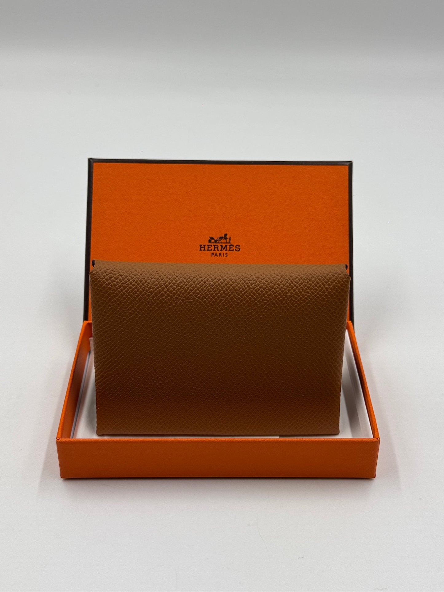 Hermes Calvi卡夾 棕色 / Rank SA 250923001