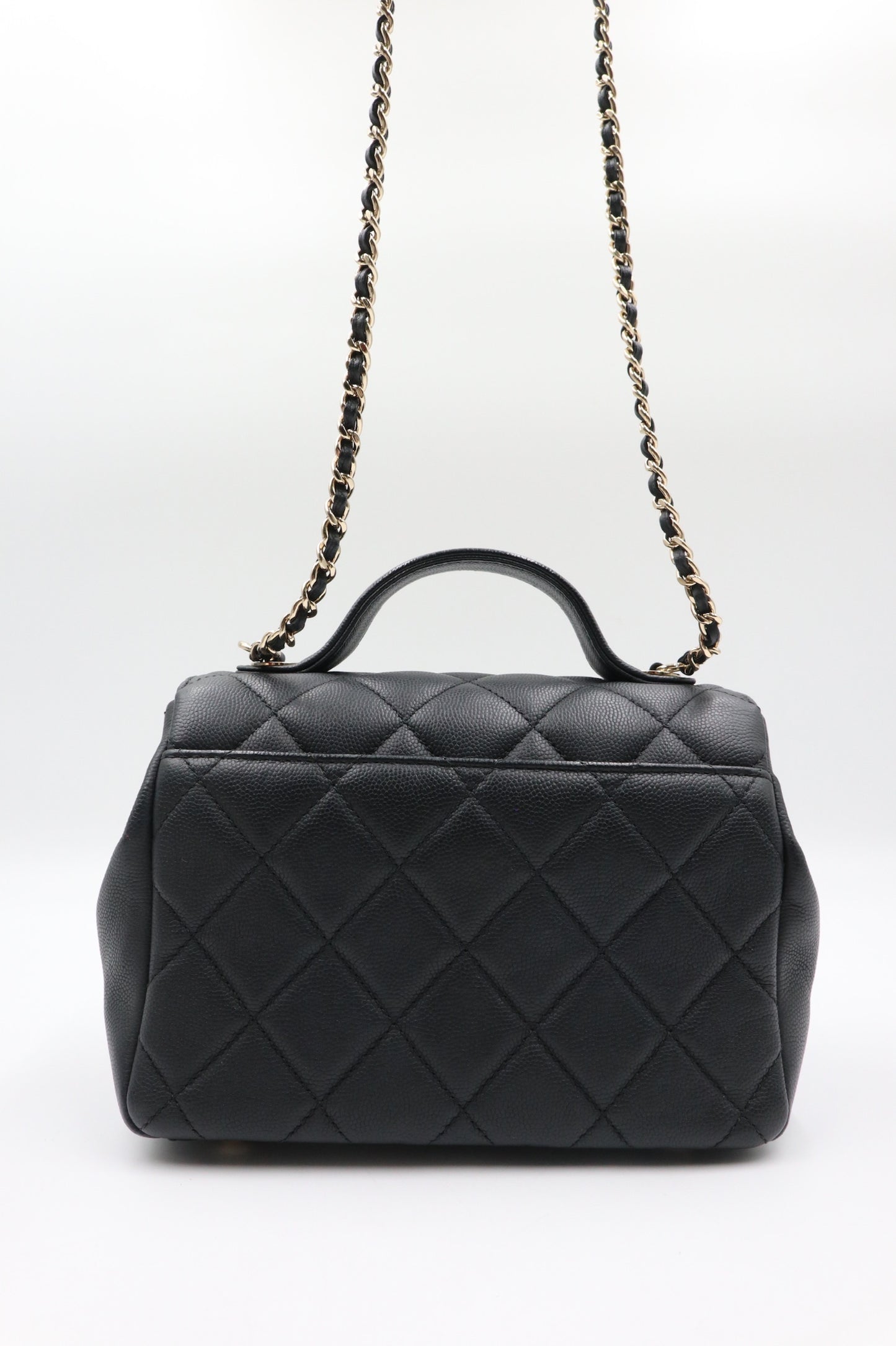 Chanel 黑金小號郵差包 / Rank SA 251106001