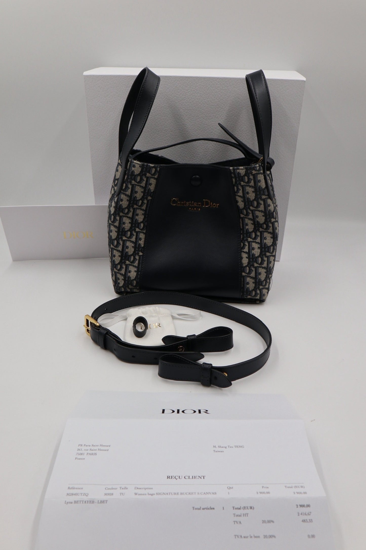 DIOR Signature 小號水桶包 / Rank SA 251024001