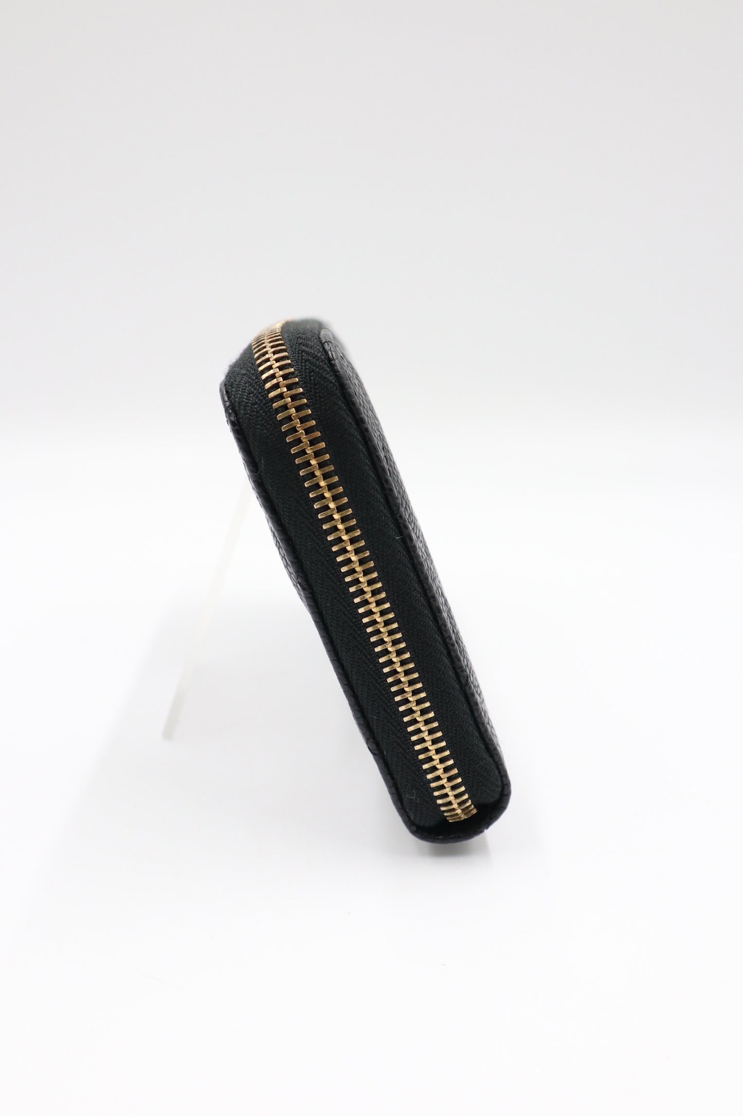 Chanel 金色雙C荔枝皮長夾  / Rank SA 251006004
