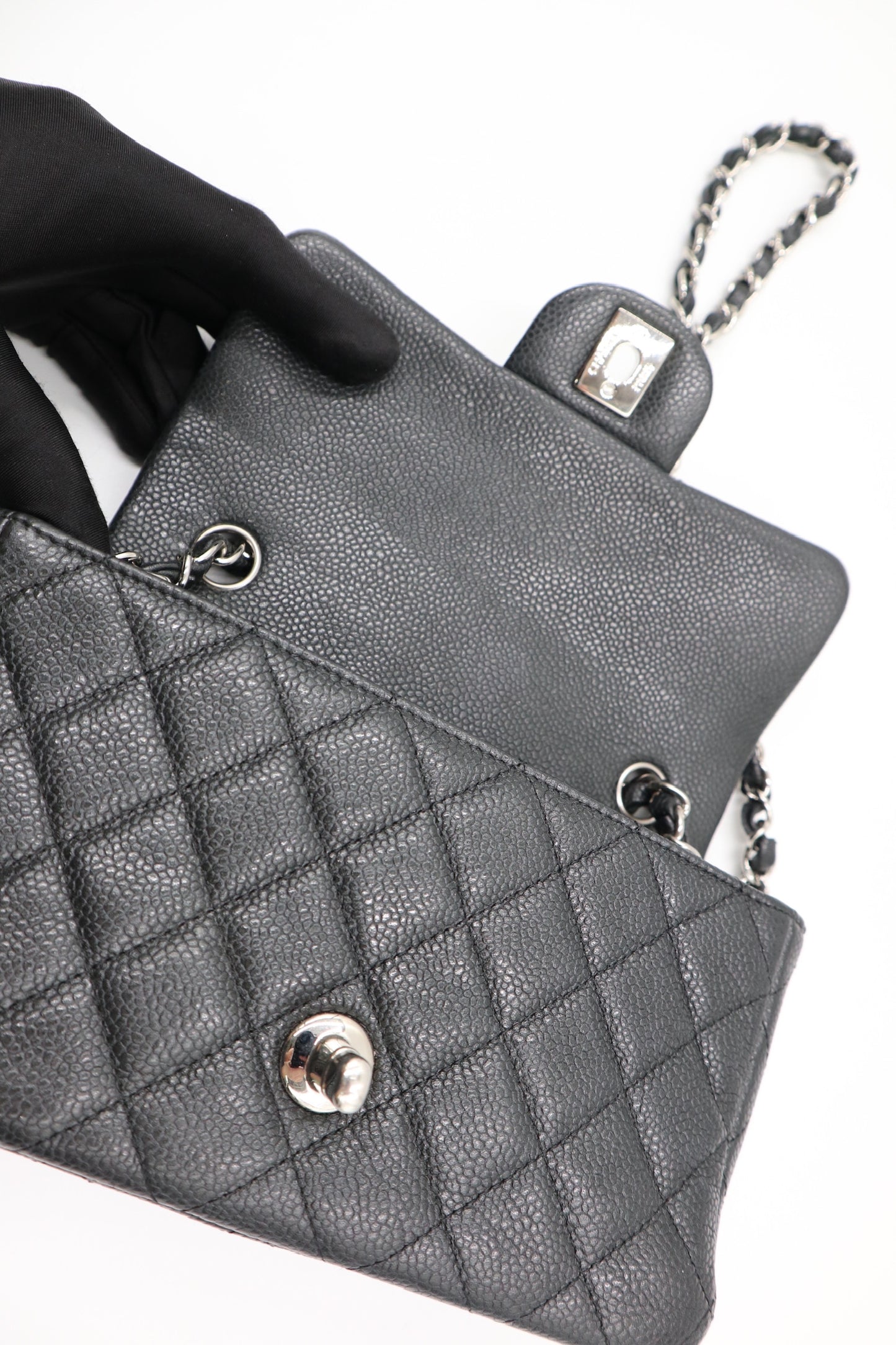 Chanel Mini cf 荔枝皮20cm小包/ Rank SA 25060101