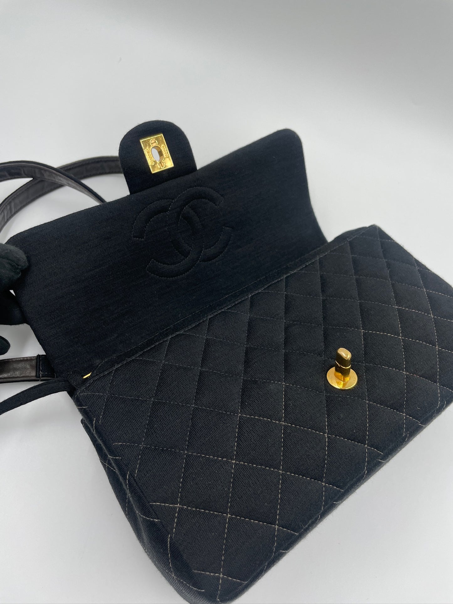 Chanel 布面雙肩包 backpack / Rank A
