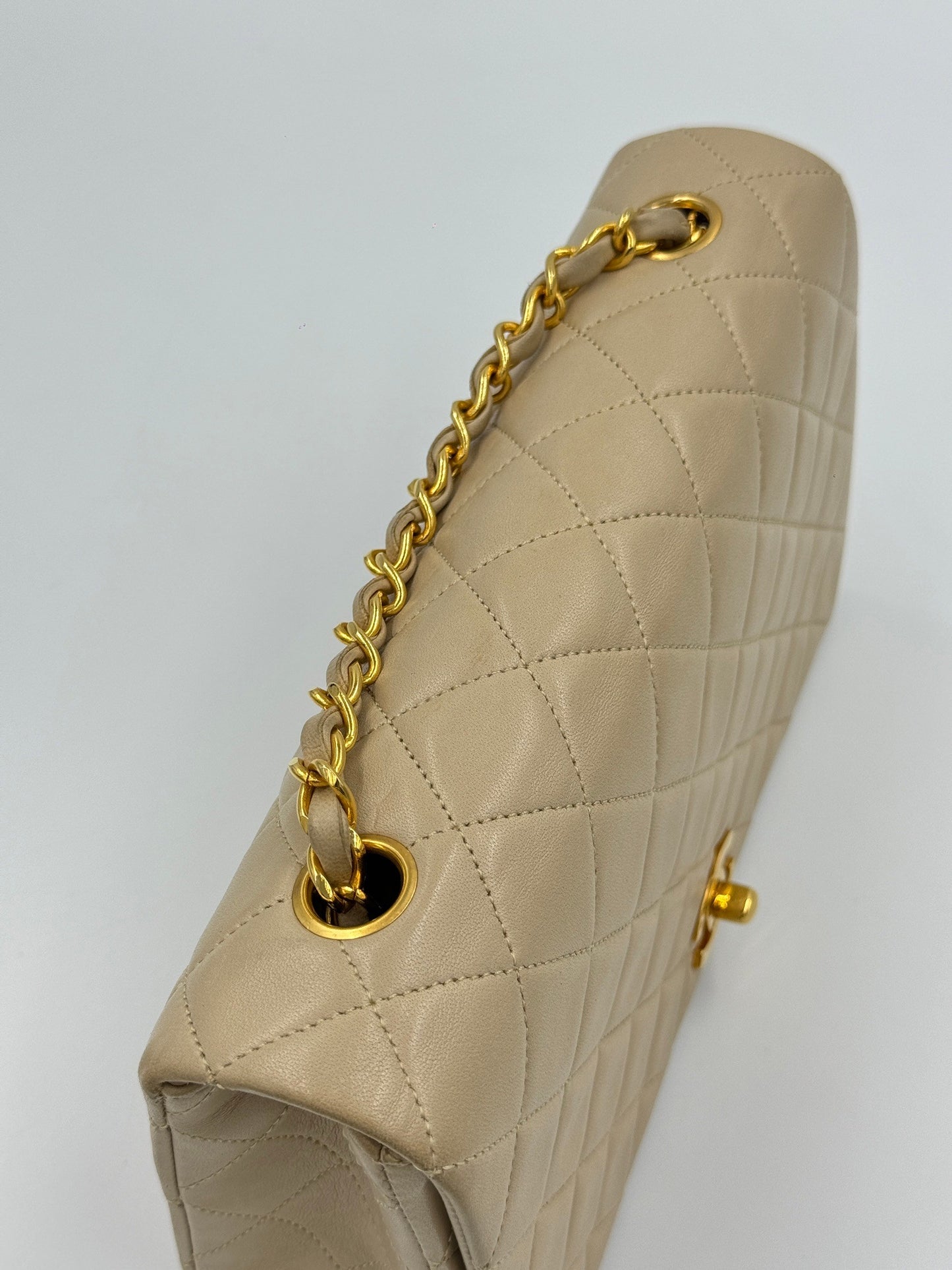 Chanel Vintage Woc 23cm 奶茶From 1991 / Rank AB 24072101