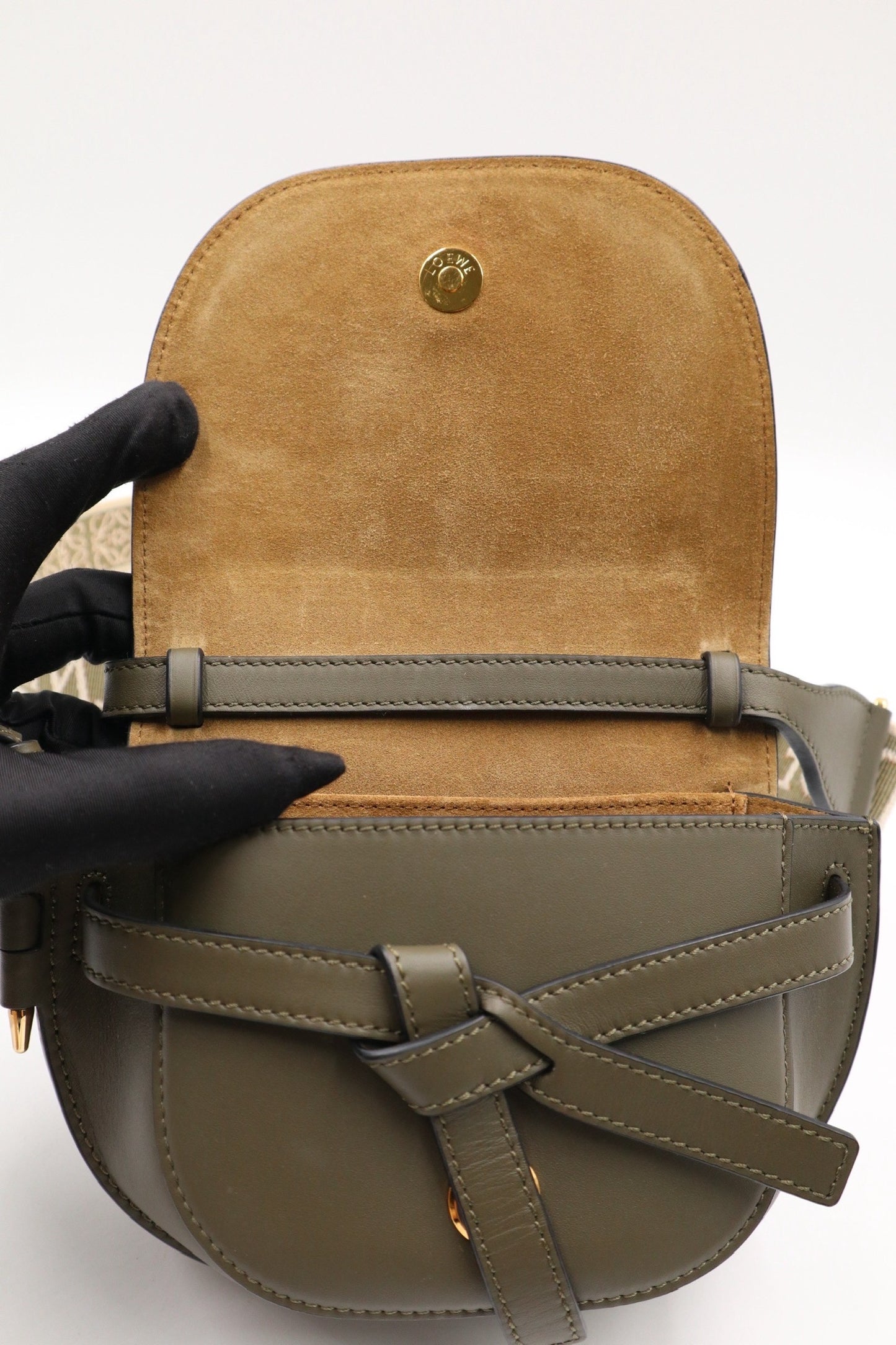 Loewe Mini Gate 墨綠色 / Rank N 250927001