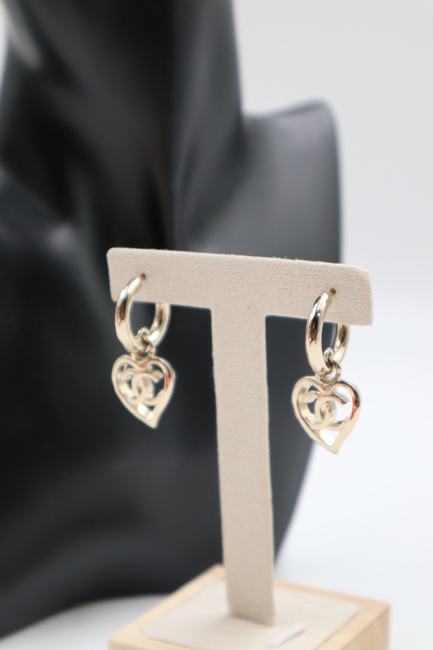 Chanel Earrings 金屬心型鏤空耳環/ Rank SA 251006002