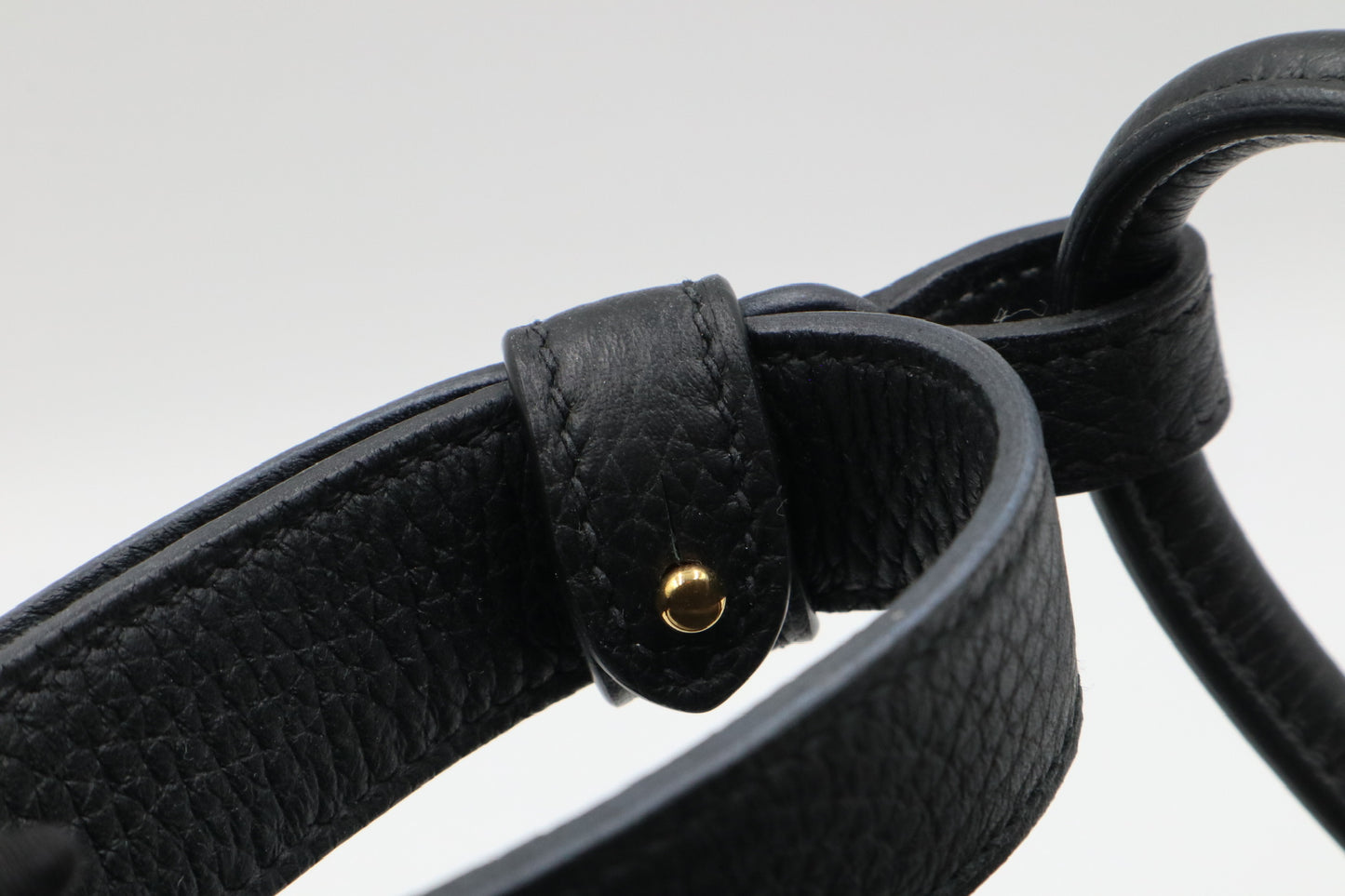 Hermes Mini Lindy 黑色 金扣 C / Rank SA 251030010