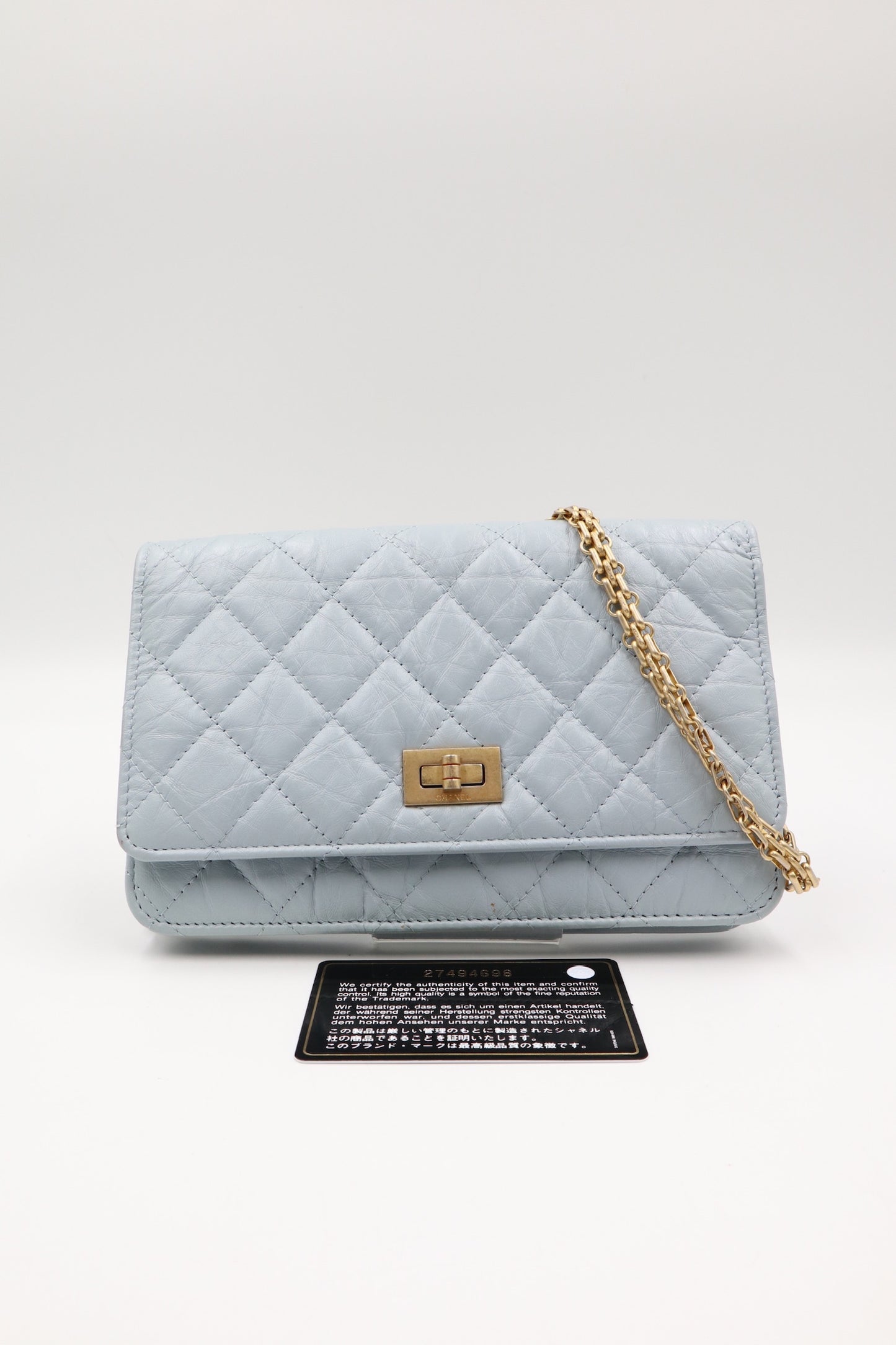 Chanel  2.55Woc 霧霾藍  /  Rank SA 251119009