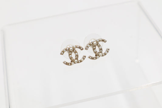 Chanel Earrings 雙C珍珠耳環/ Rank SA 251126001