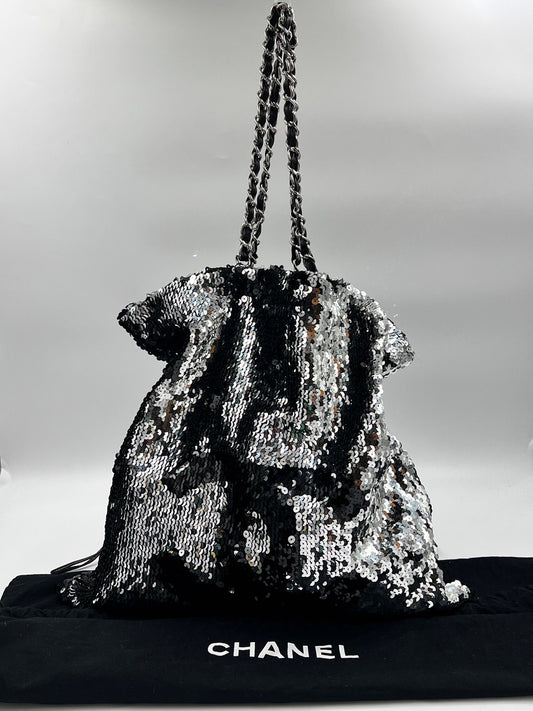 Chanel 亮片托特TOTE Bag / Rank A